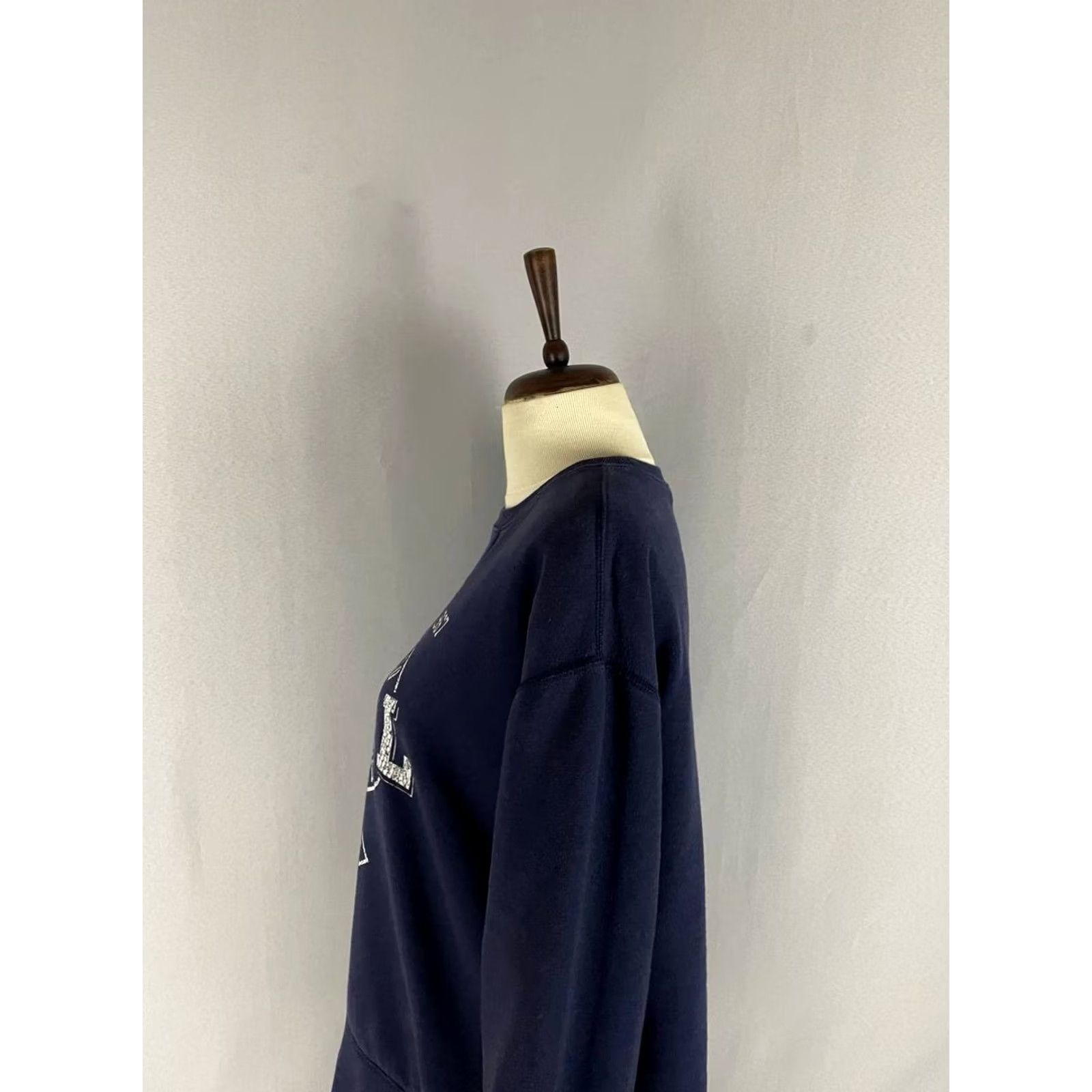 Polo Ralph Lauren Polo Ralph Lauren Womens Sweatshirt Size M Navy Cotton Crew Neck Long Sleeve Size M / US 6-8 / IT 42-44 - 7 Thumbnail