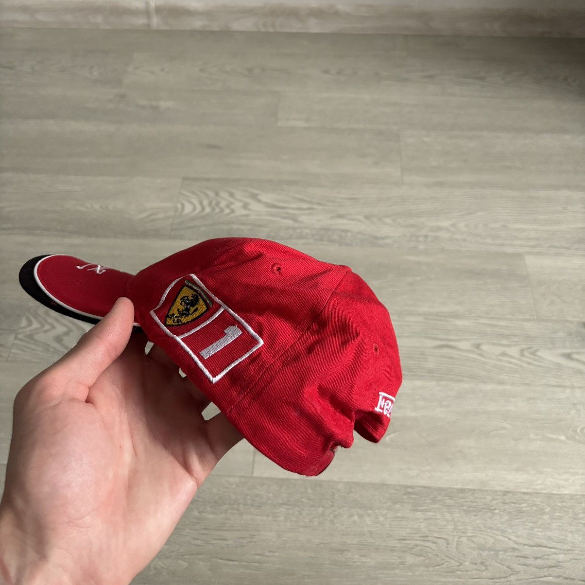 Designer × Ferrari Vintage Ferrari Red Cap Y2K Racing Size ONE SIZE - 2 Thumbnail