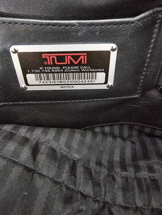 Tumi Tumi Alpha 907D3 Slim Portfolio Briefcase Black Napa Leather Size ONE SIZE - 11 Thumbnail