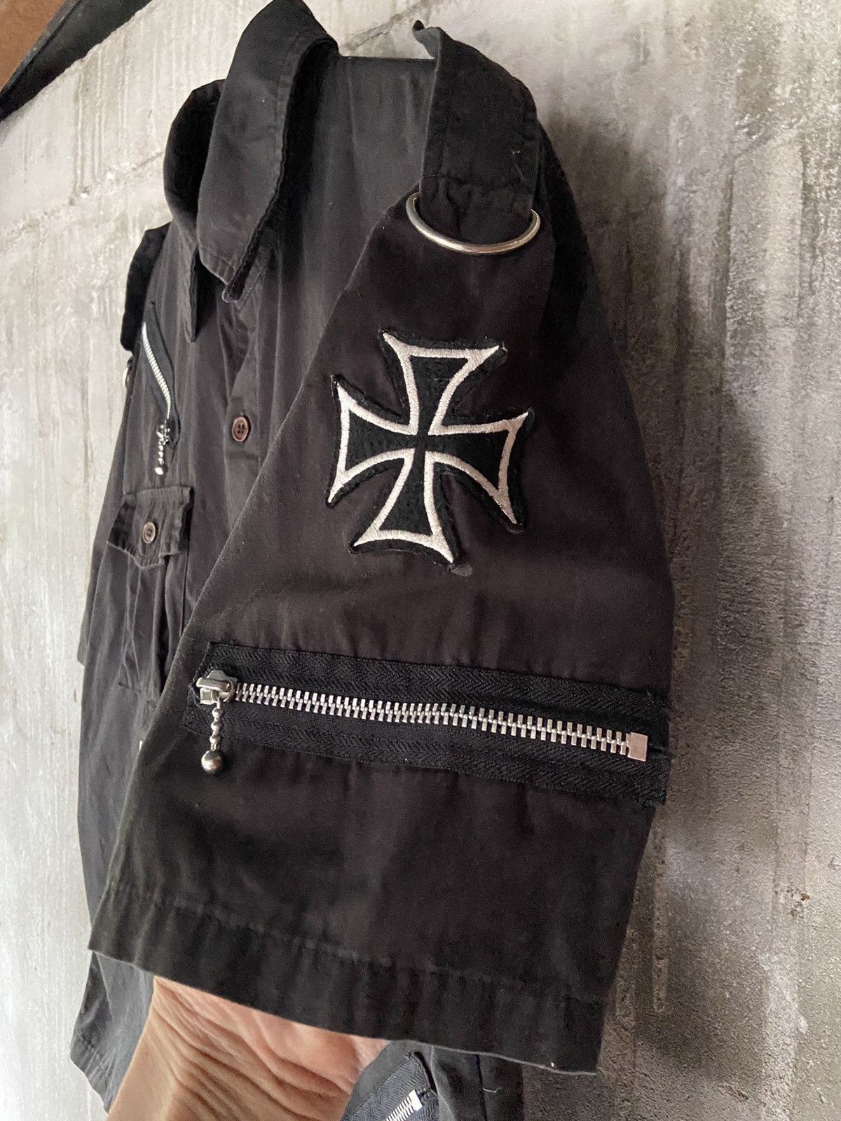 Hysteric Glamour × If Six Was Nine × Japanese Brand KEYSTATION THE U.K PUNK BUTTON UP BALCK SHIRT Size US M / EU 48-50 / 2 - 8 Thumbnail