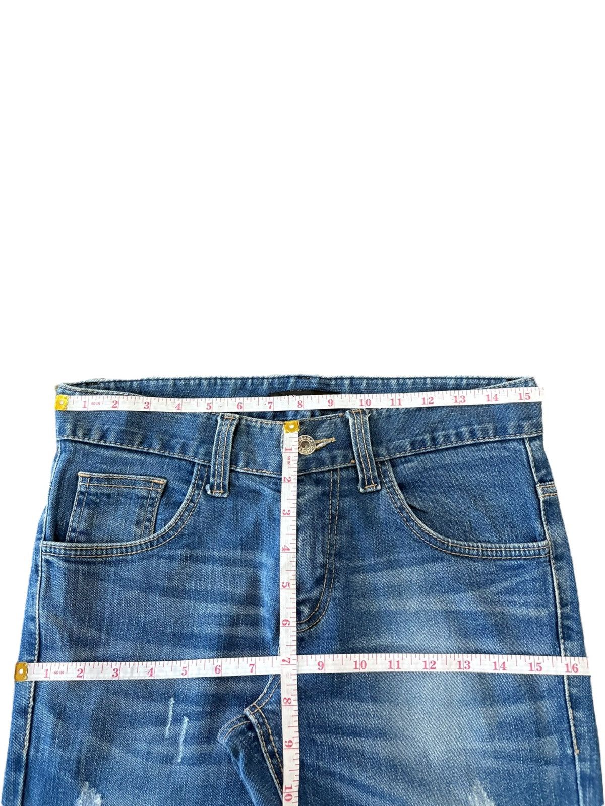 Dolce & Gabbana Vintage Italy Dolce Gabbana Distressed Clawmark Jeans Size 31" - 6 Thumbnail