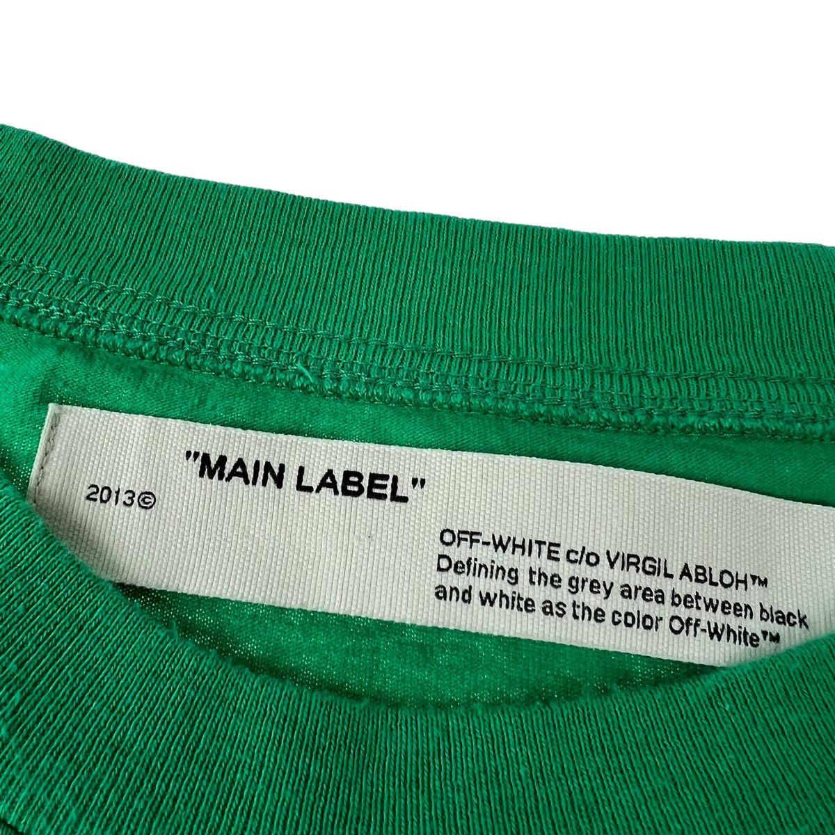 Off-White Off-White Caravaggio Back Green T Shirt Size US XXL / EU 58 / 5 - 4 Thumbnail