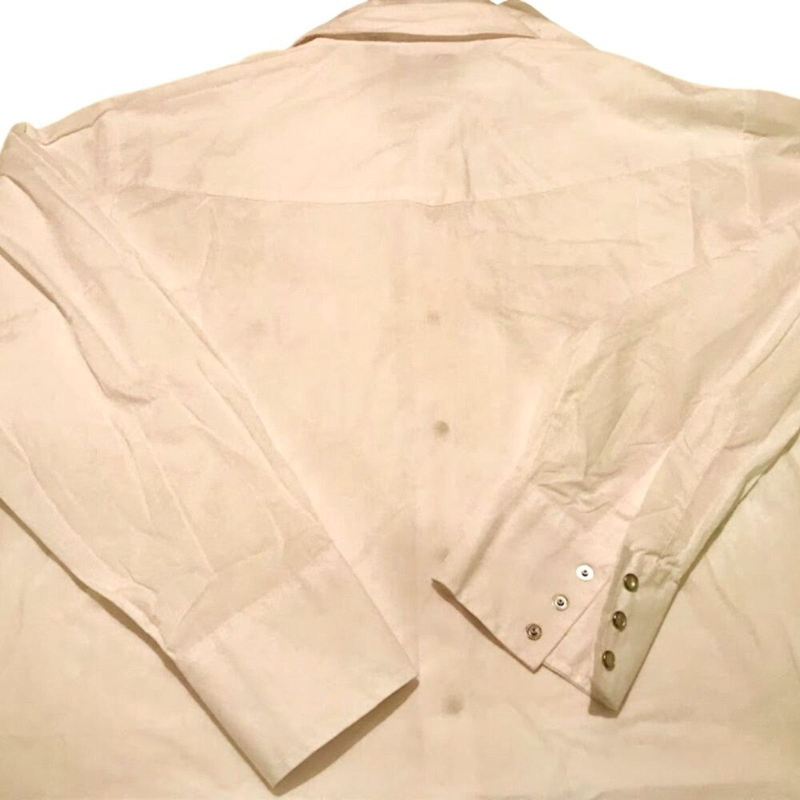 The Unbranded Brand NWOT Plains Western Wear Men`s Shirt White Button Down L Size US L / EU 52-54 / 3 - 4 Thumbnail