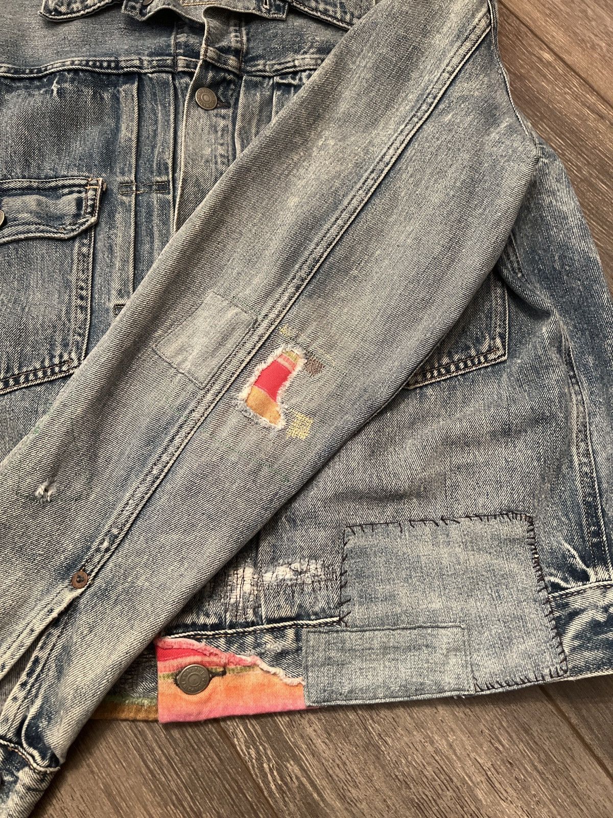 Polo Ralph Lauren Ralph Lauren patchwork denim jacket Size US M / EU 48-50 / 2 - 7 Thumbnail