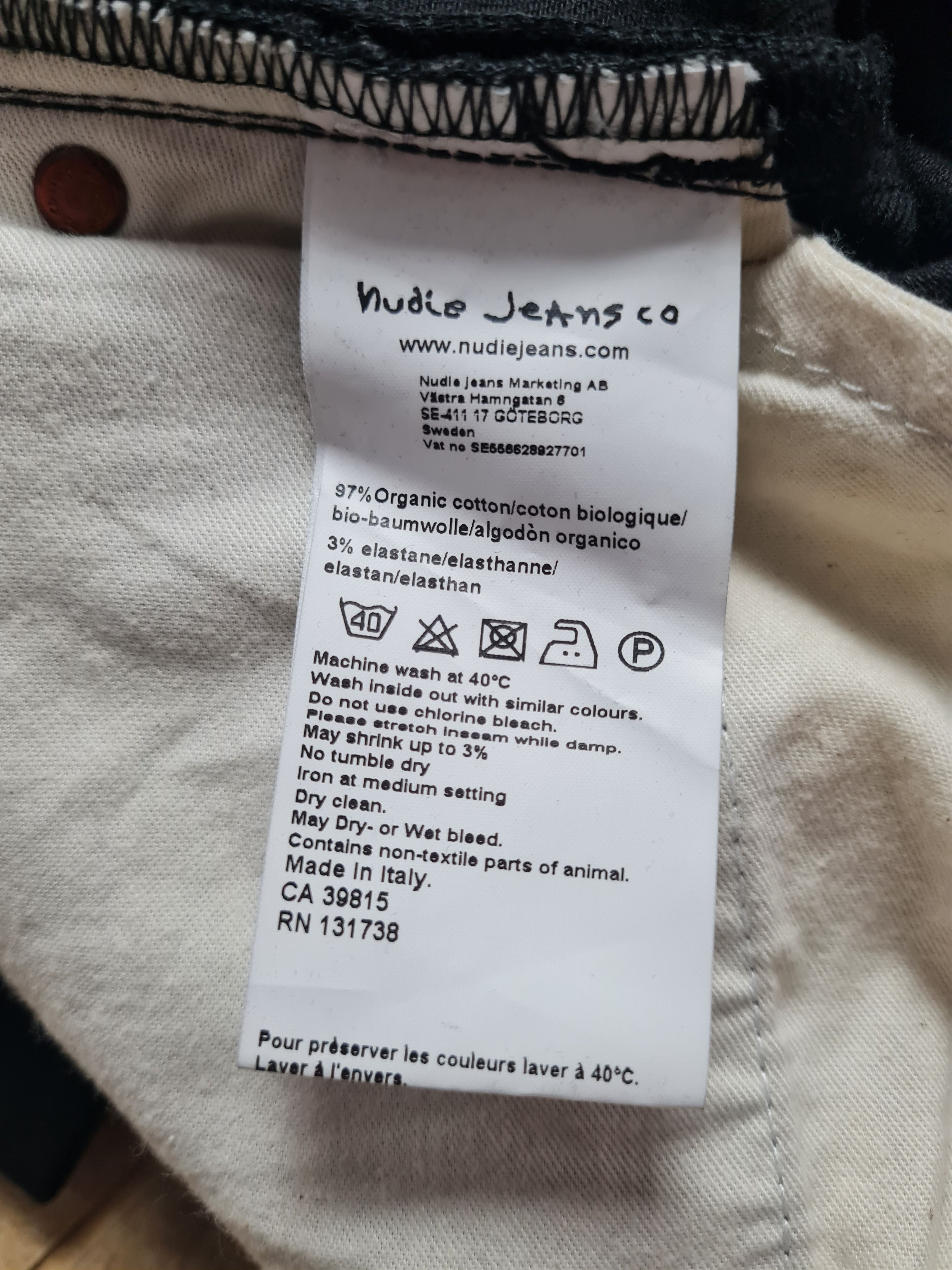 Nudie Jeans Vintage Denim Nudie Jeans Brute Knut Dry Cold Black 36/32 Size US 36 / EU 52 - 8 Thumbnail