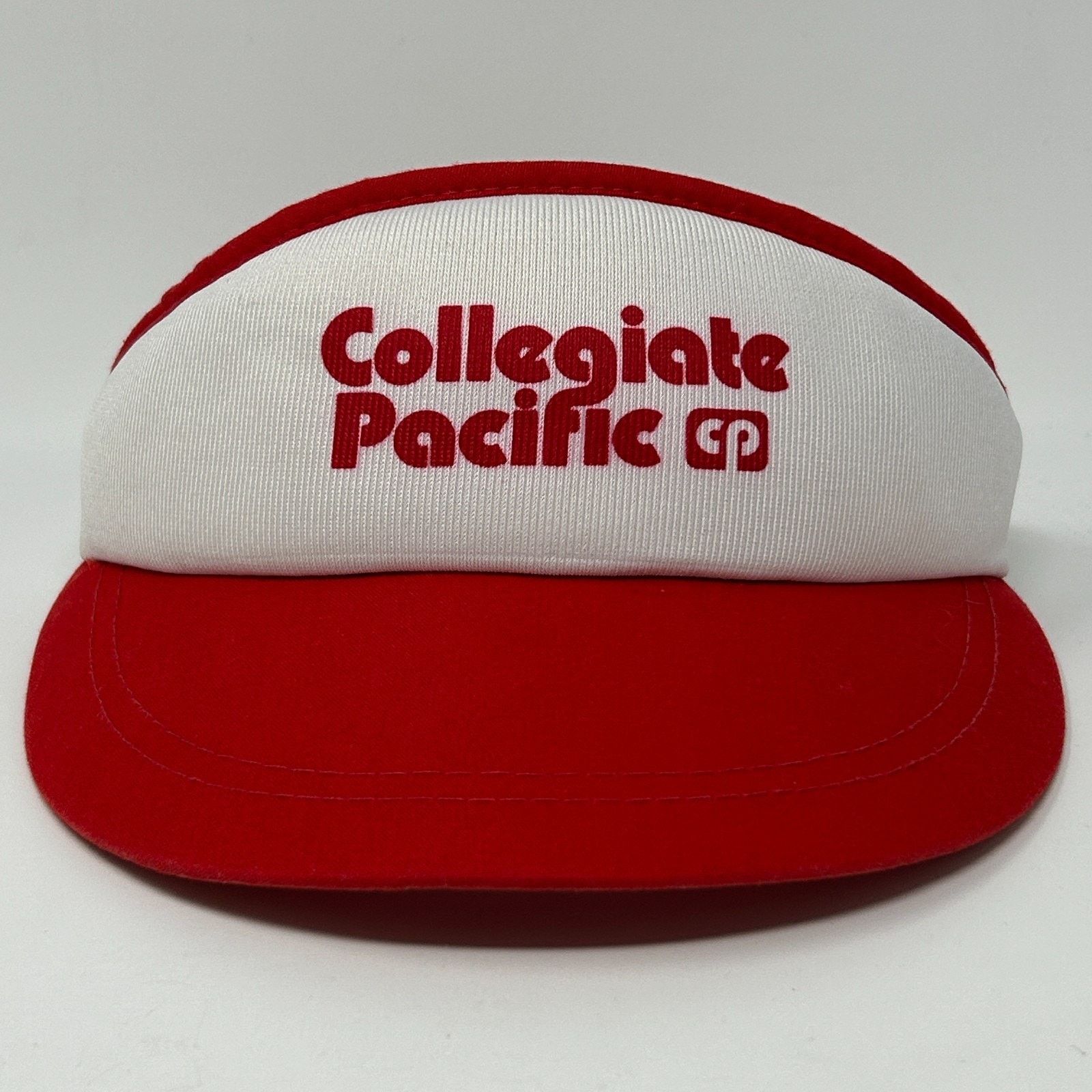Vintage Vintage 80s 90s Collegiate Pacific Visor Hat Cap CP Logo Size ONE SIZE - 1 Thumbnail