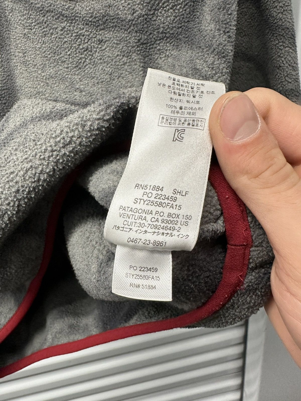 Patagonia × Vintage Vintage Patagonia “Stone” Synchilla Fleece Size US M / EU 48-50 / 2 - 8 Thumbnail