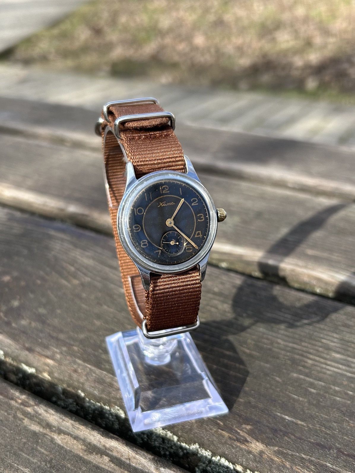 Vintage Vintage Kama Watch USSR Soviet Mechanical Authentic 1950s Size ONE SIZE - 4 Thumbnail