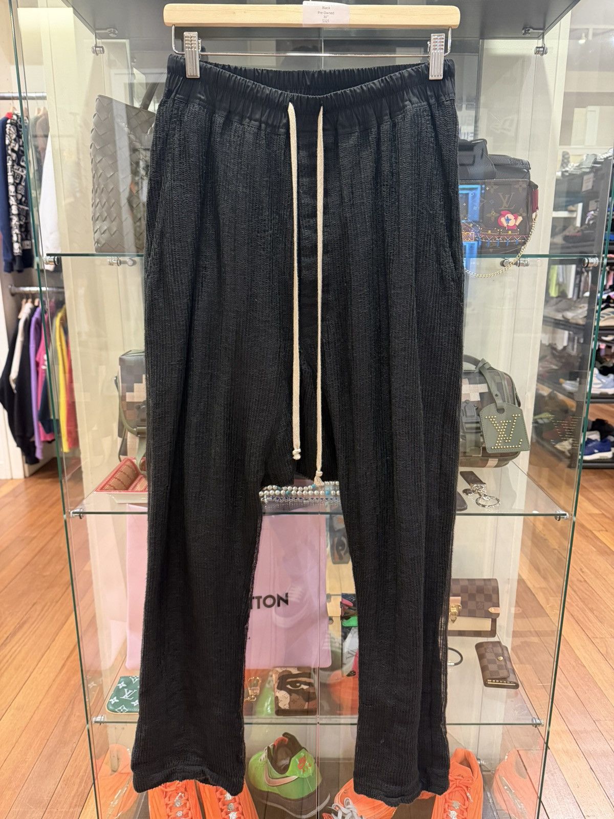 Rick Owens Rick Owens Ghilly Sweats - Black Size US 30 / EU 46 - 1 Thumbnail