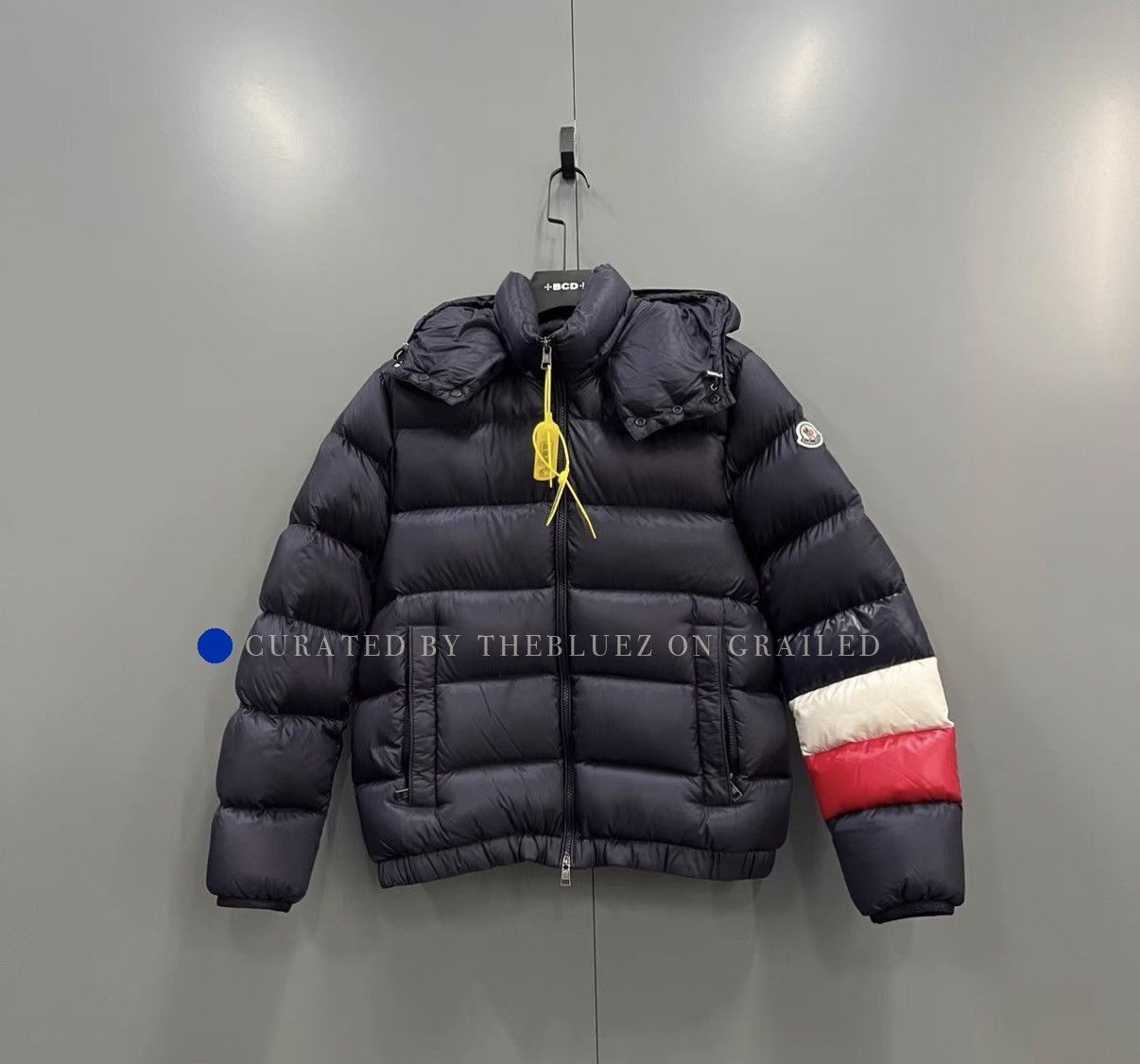 Moncler Color-Blocked Down Jacket in Blue Size US M / EU 48-50 / 2 - 1 Thumbnail