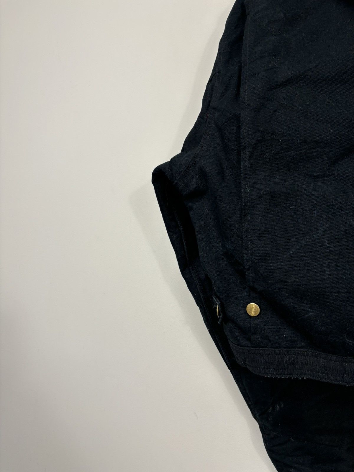 Carhartt Vintage 90s Carhartt USA Zip Pockets Hooded Cropped Jacket Size US L / EU 52-54 / 3 - 22 Thumbnail
