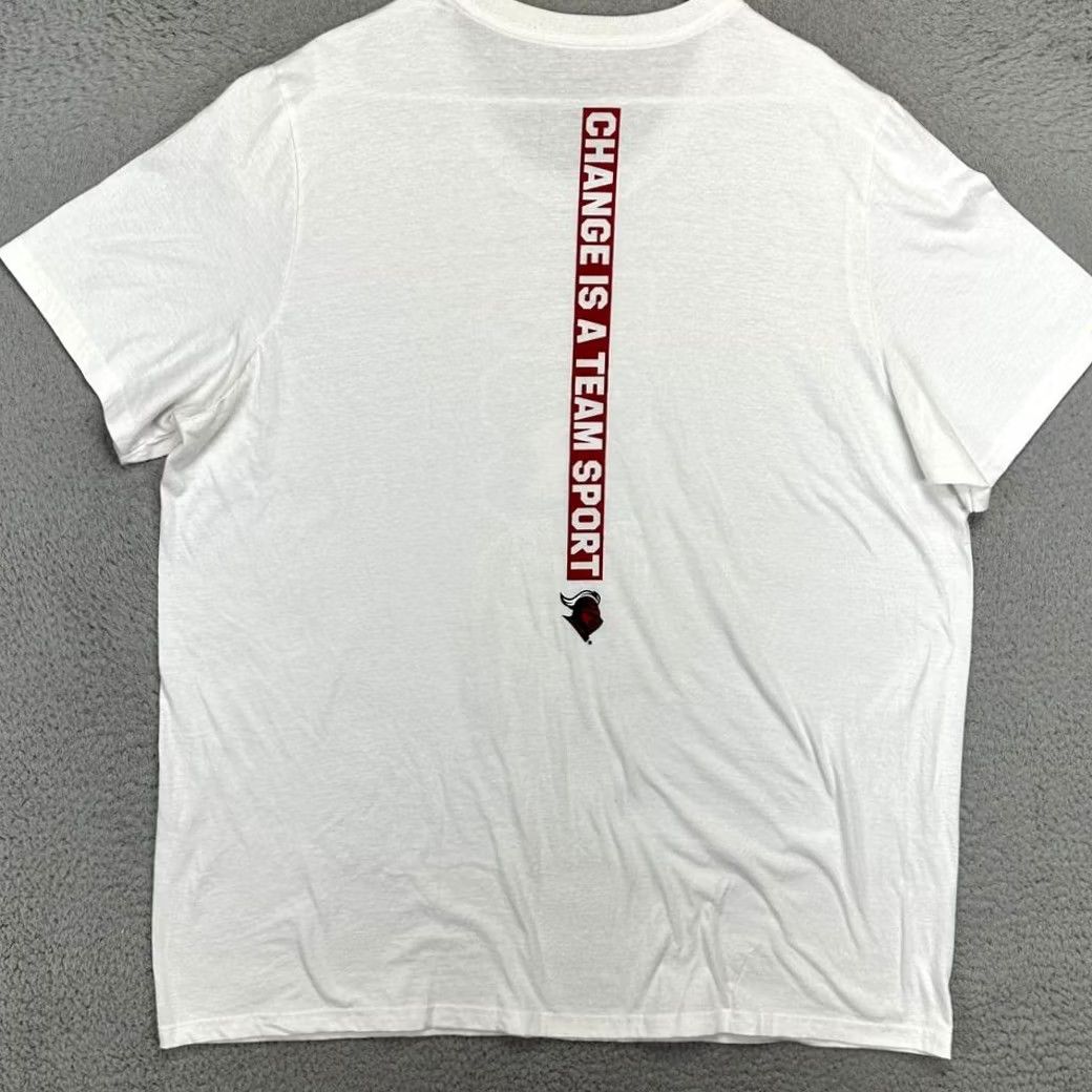 Adidas Rutgers Scarlett Knights Shirt Adult 2XL White Adidas T-Shirt Mens Amplifier Tee Shirt Crew Neck Short Sleeve Size US XXL / EU 58 / 5 - 3 Thumbnail