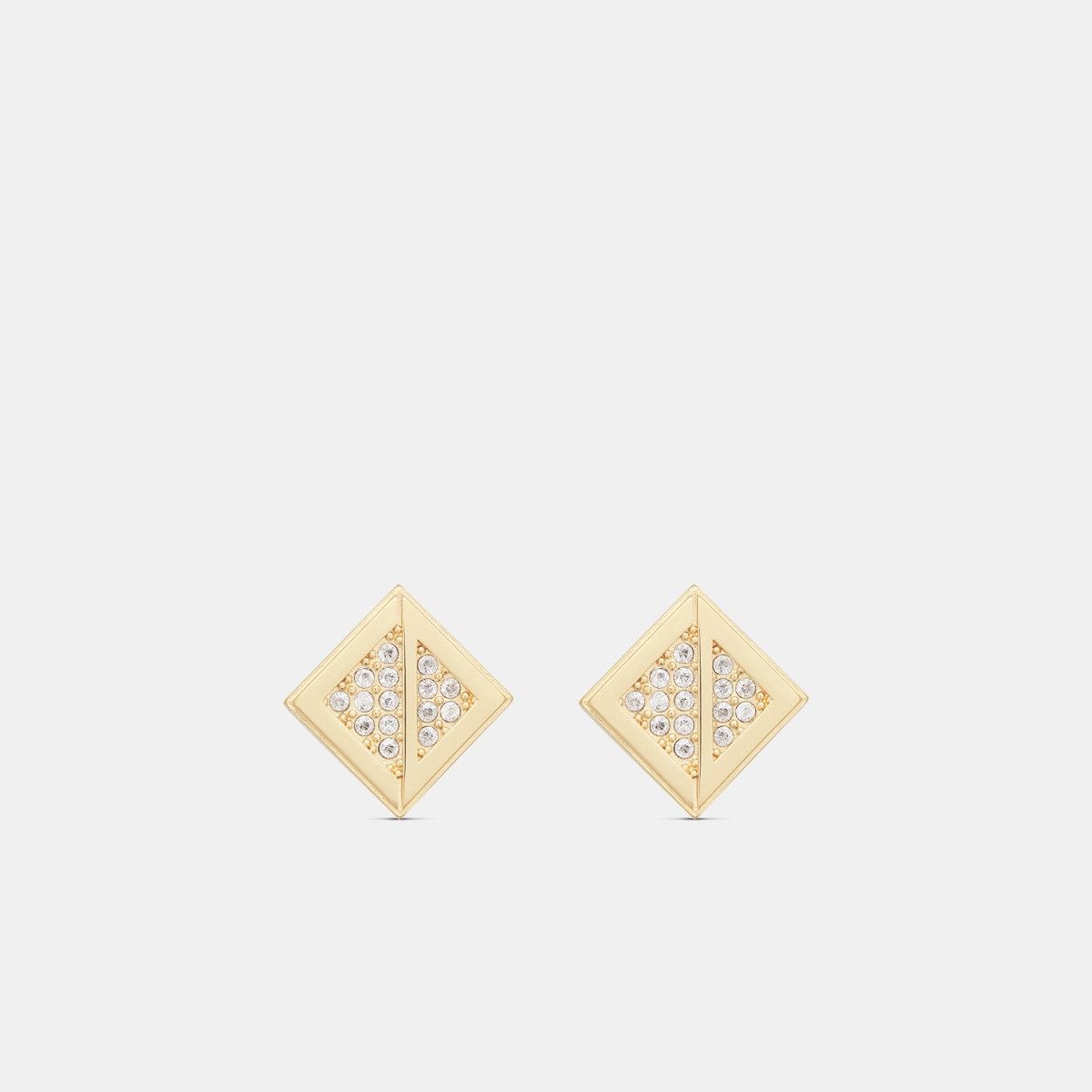 Dior o1bcso1str0126 Size:OS/Cd Diamond Earrings in Golden Size ONE SIZE - 3 Thumbnail