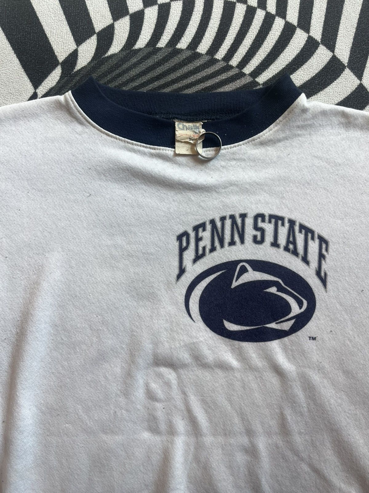 Vintage Vintage PENN STATE NITTANY LIONS Chaik Line 80’s-90’s Tshirt Size US XL / EU 56 / 4 - 6 Thumbnail