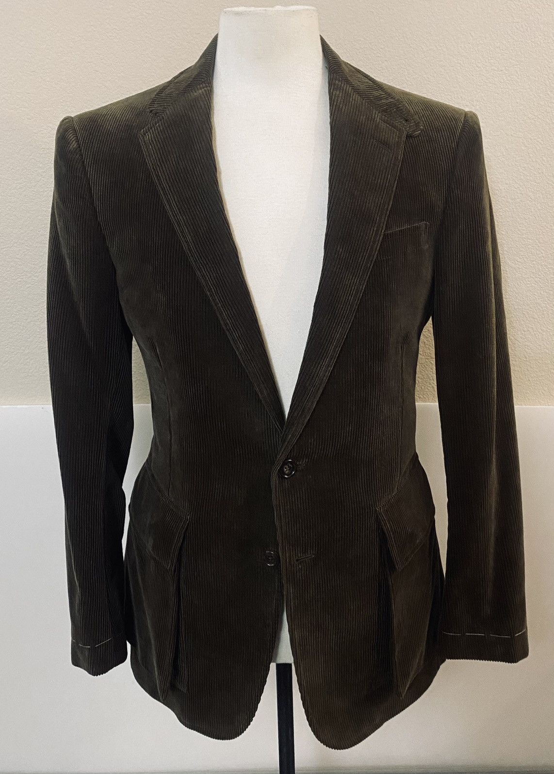 Ralph Lauren Purple Label RLPL 🇮🇹 English Corduroy Suede Patch Collectors Jacket 38R NW Size 38R - 3 Thumbnail