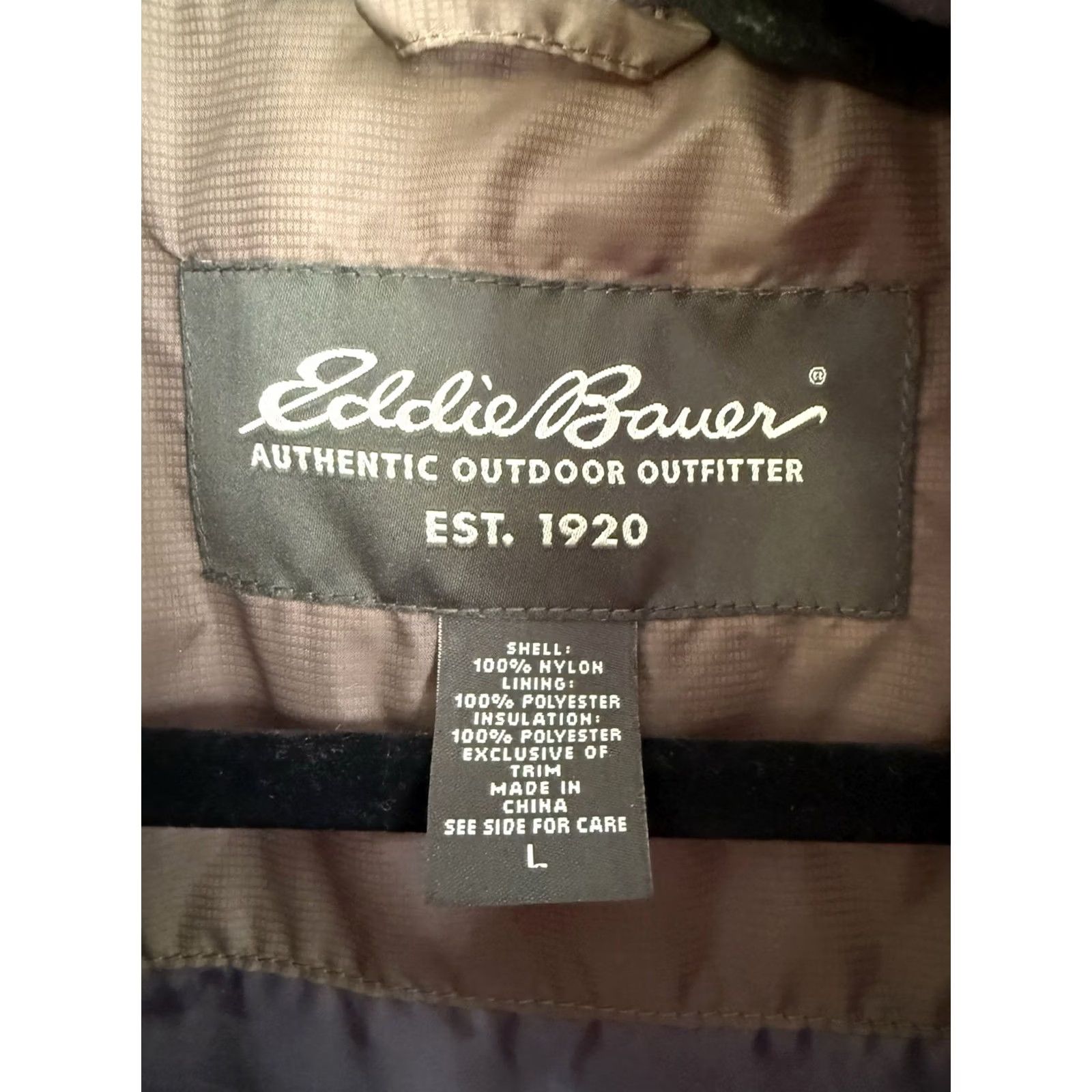 Eddie Bauer Eddie Bauer Outdoor Weather Edge Hooded Protective Jacket Men Large Olive Green Size US L / EU 52-54 / 3 - 4 Thumbnail