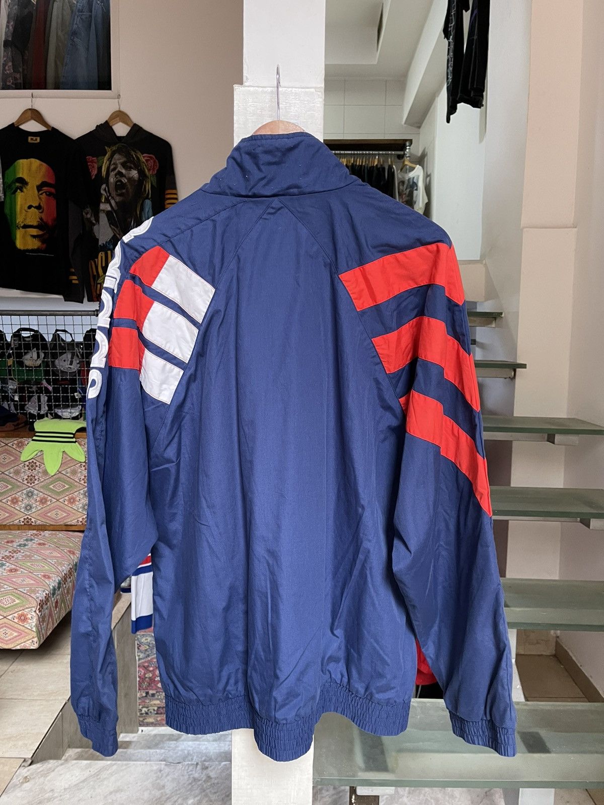Adidas × Vintage Vintage Adidas Windbreaker 90s Size US L / EU 52-54 / 3 - 2 Thumbnail