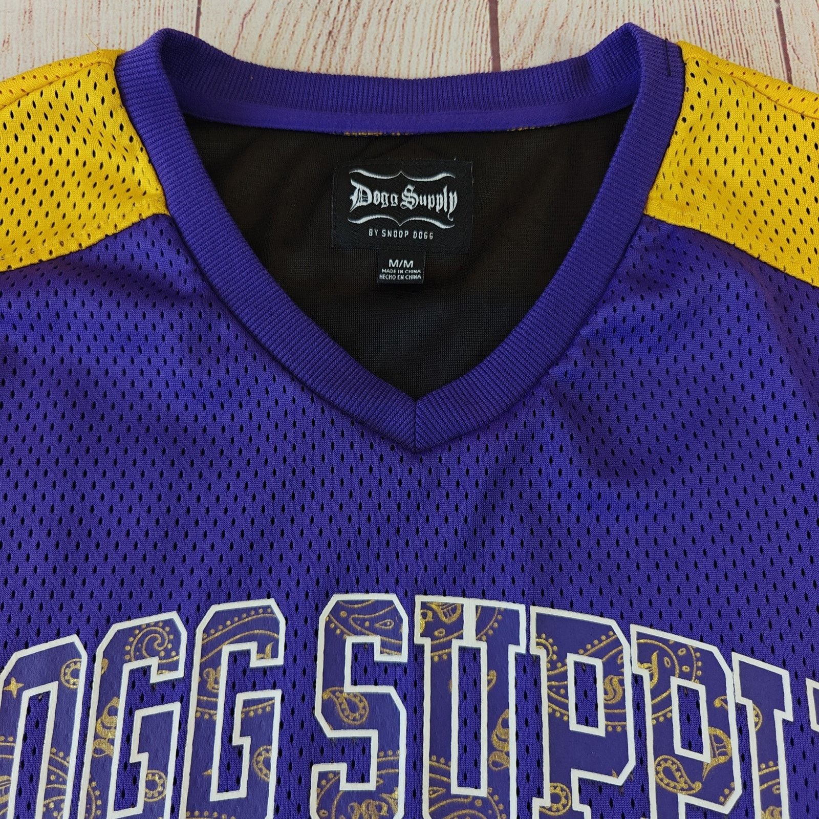 Snoop Dogg Dogg Supply by Snoop Dogg V-Neck Mesh Hockey Jersey sz M Size US M / EU 48-50 / 2 - 5 Thumbnail