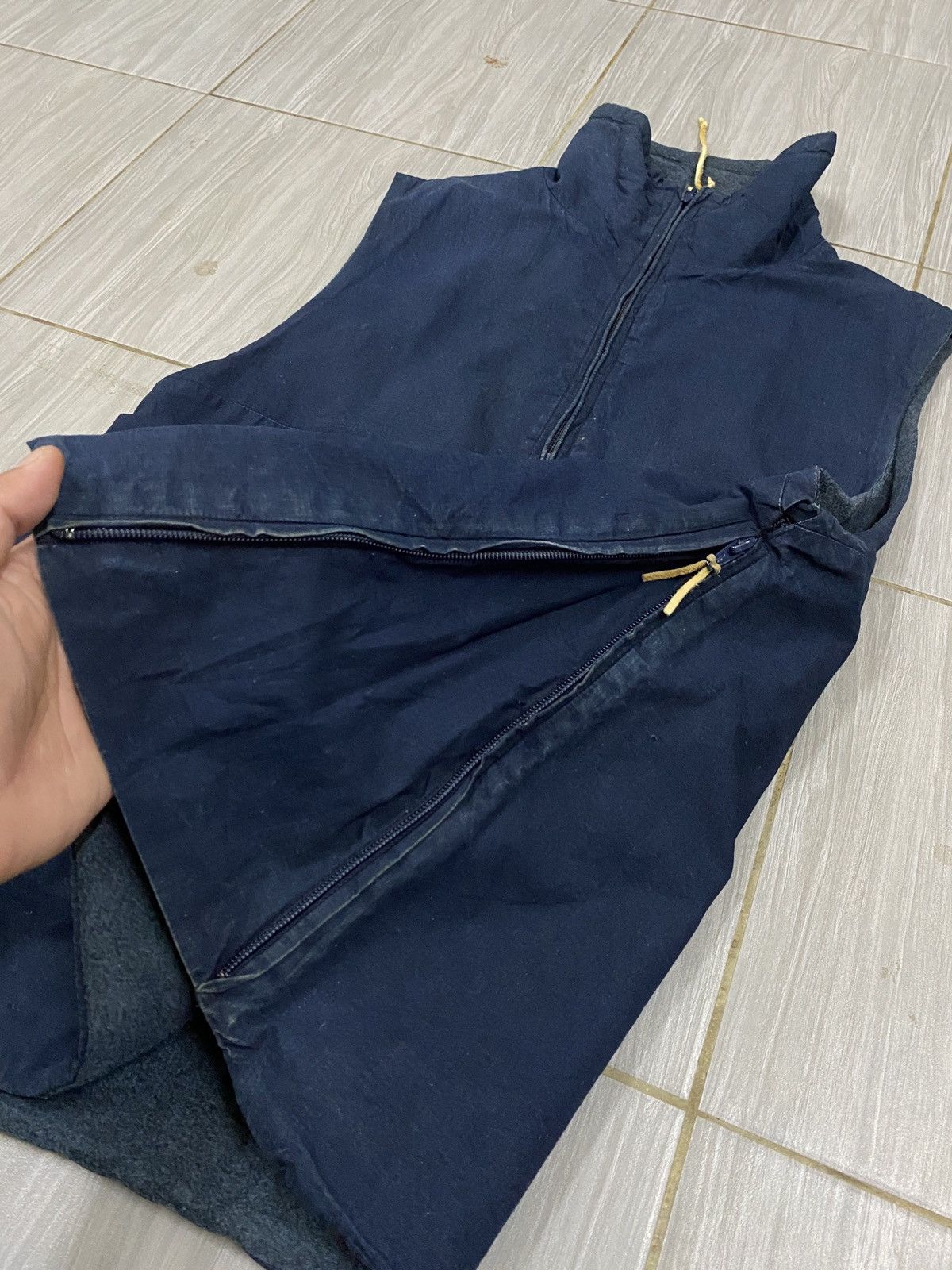 45rpm Vtg 45Rpm Indigo Dyed Anorak Vest (Archival) Size US M / EU 48-50 / 2 - 10 Thumbnail