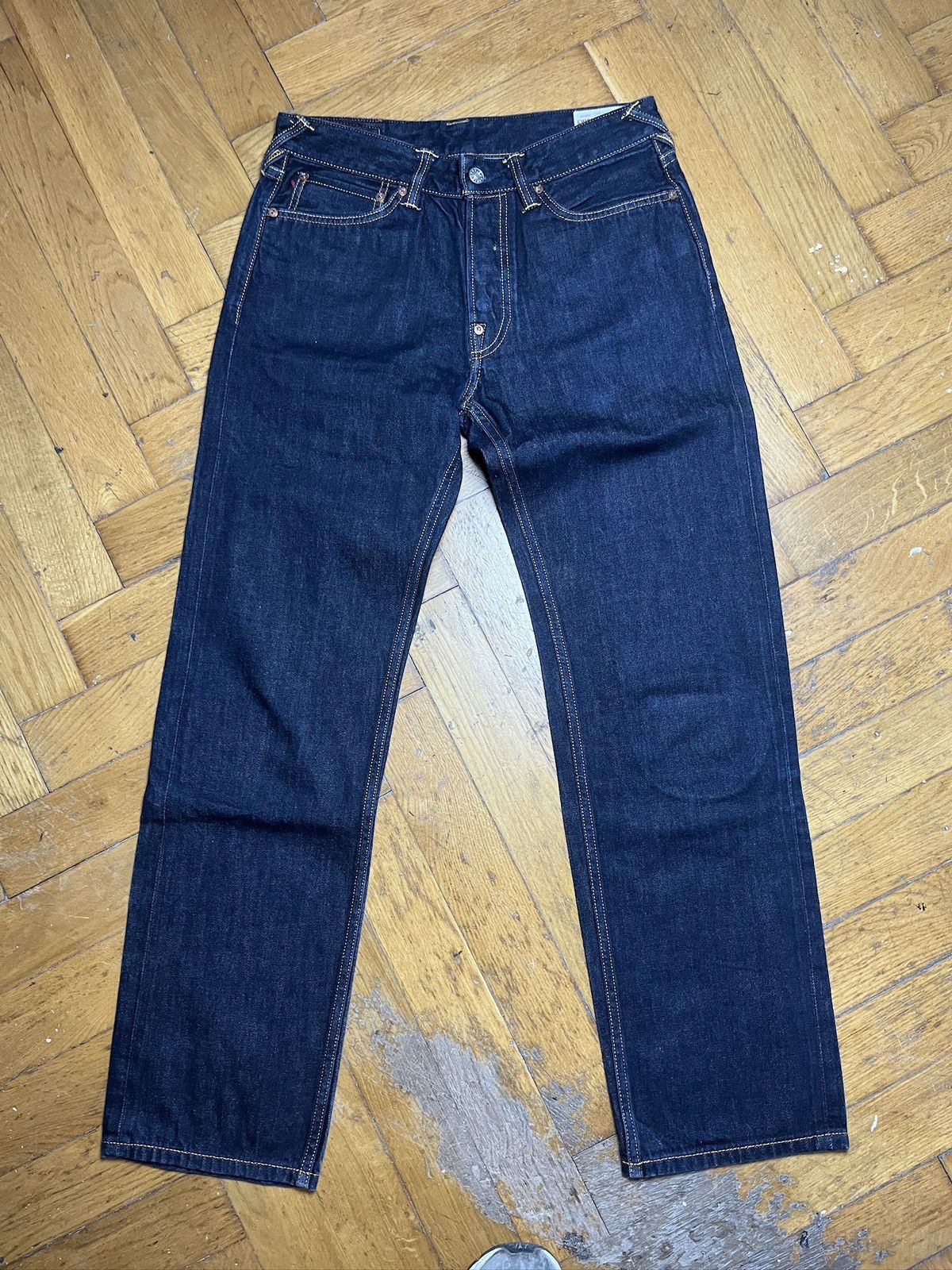 Evisu Evisu Patchwork Embroidery Daicock Regular Fit Jeans #2000 Size US 29 - 6 Thumbnail