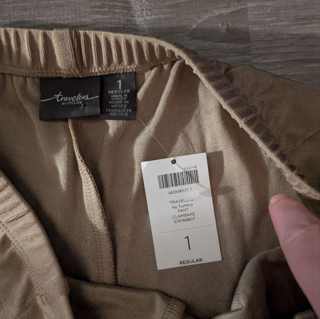 Chicos Chico's Travelers Clambake No Tummy Pull On Pants Size 1 Size 30" / US 8 / IT 44 - 3 Thumbnail