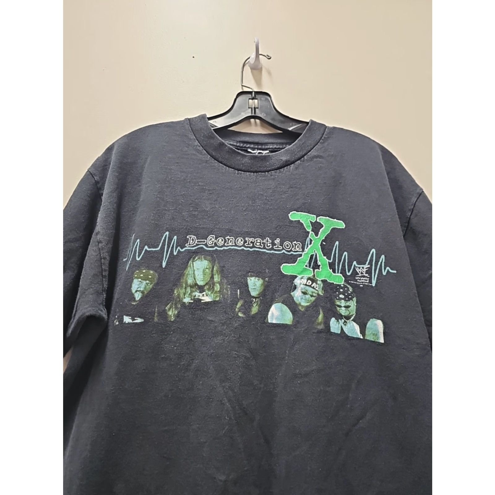 Vintage VINTAGE 1998 DX T-Shirt WWF Large Black Alstyle Apparel & Activewear Men Graphic Tee 90s Wrestling Mens Size US L / EU 52-54 / 3 - 2 Thumbnail