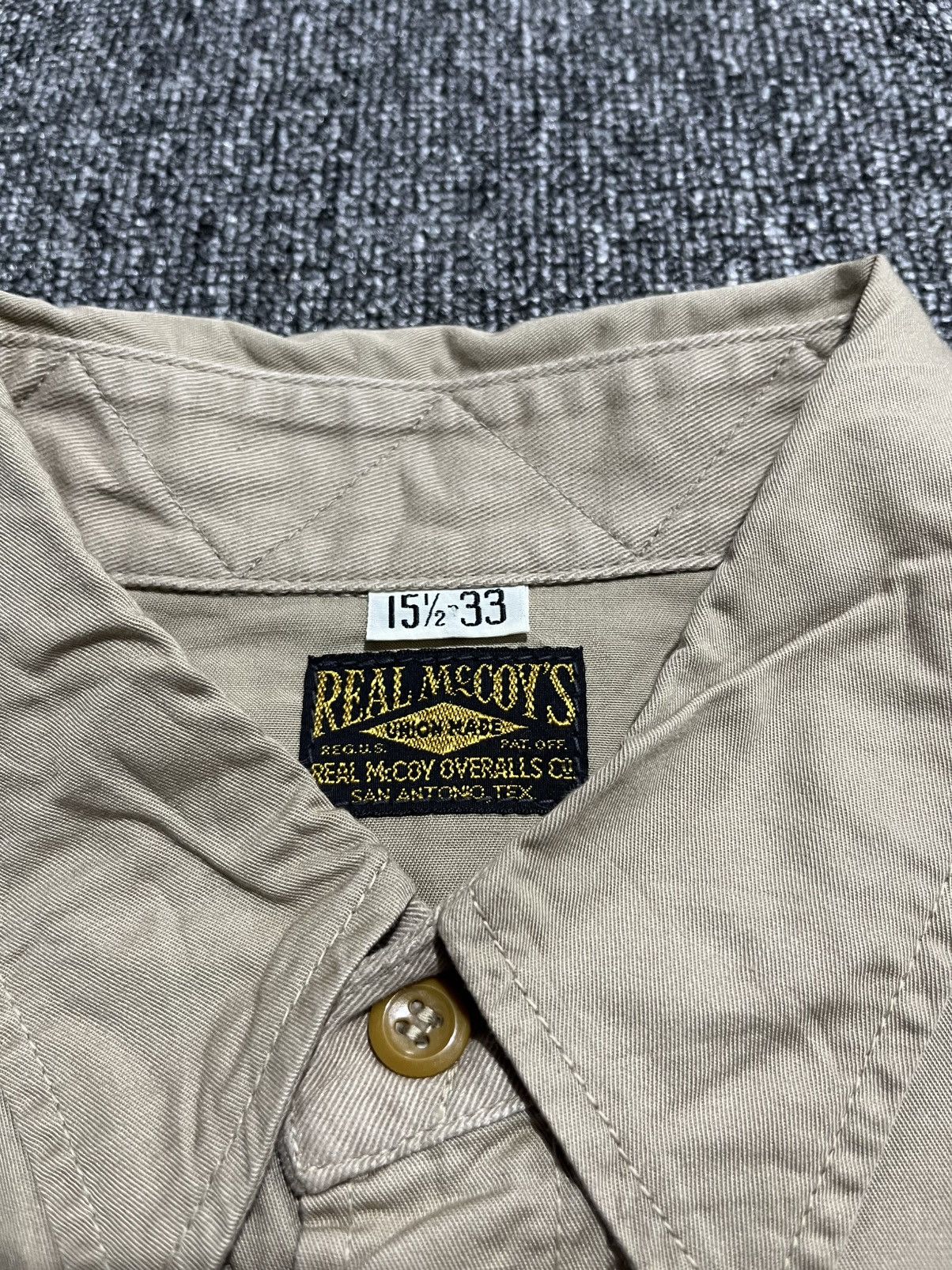 The Real McCoy's real mccoy's millitary style shirt button Size US L / EU 52-54 / 3 - 7 Thumbnail