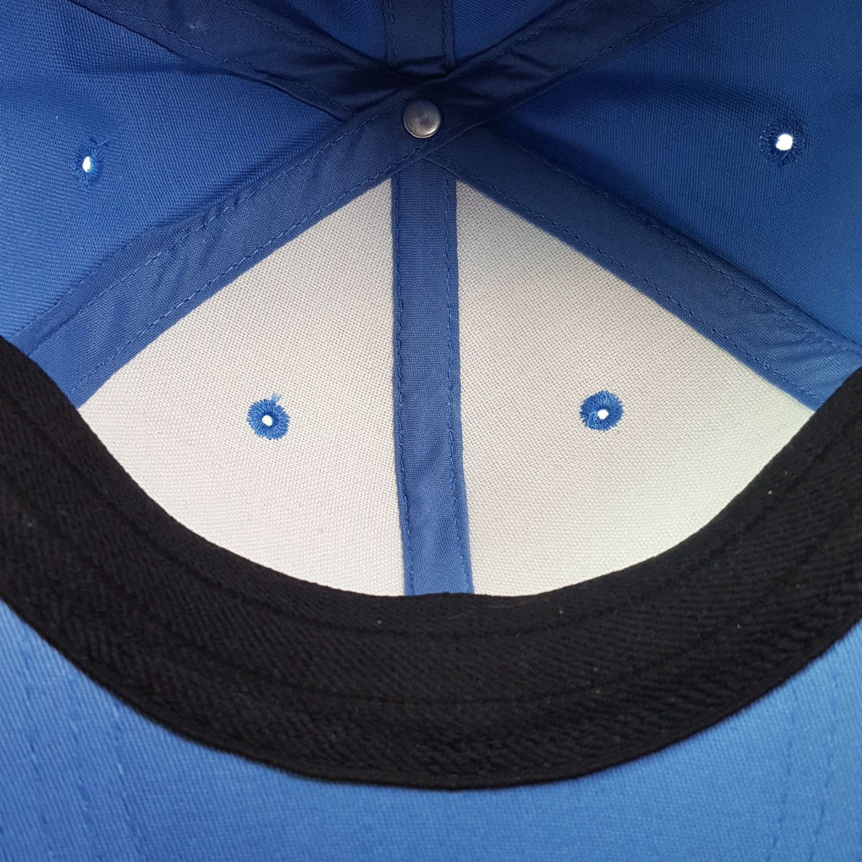 Russell Athletic VINTAGE Russell Athletic Hat Baseball Cap One Size Blue 90s Embroidered Adjustable Breathable Lightweight Cotton Twill Casual Sports Cap Mens Size ONE SIZE - 7 Thumbnail