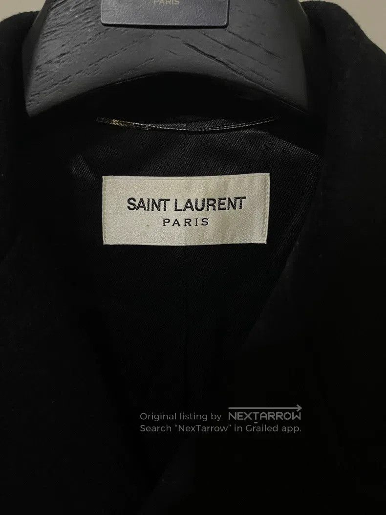 Saint Laurent Paris Saint Laurent Paris Double-Row Gold Button Navy Anchor Coa Size US M / EU 48-50 / 2 - 2 Thumbnail