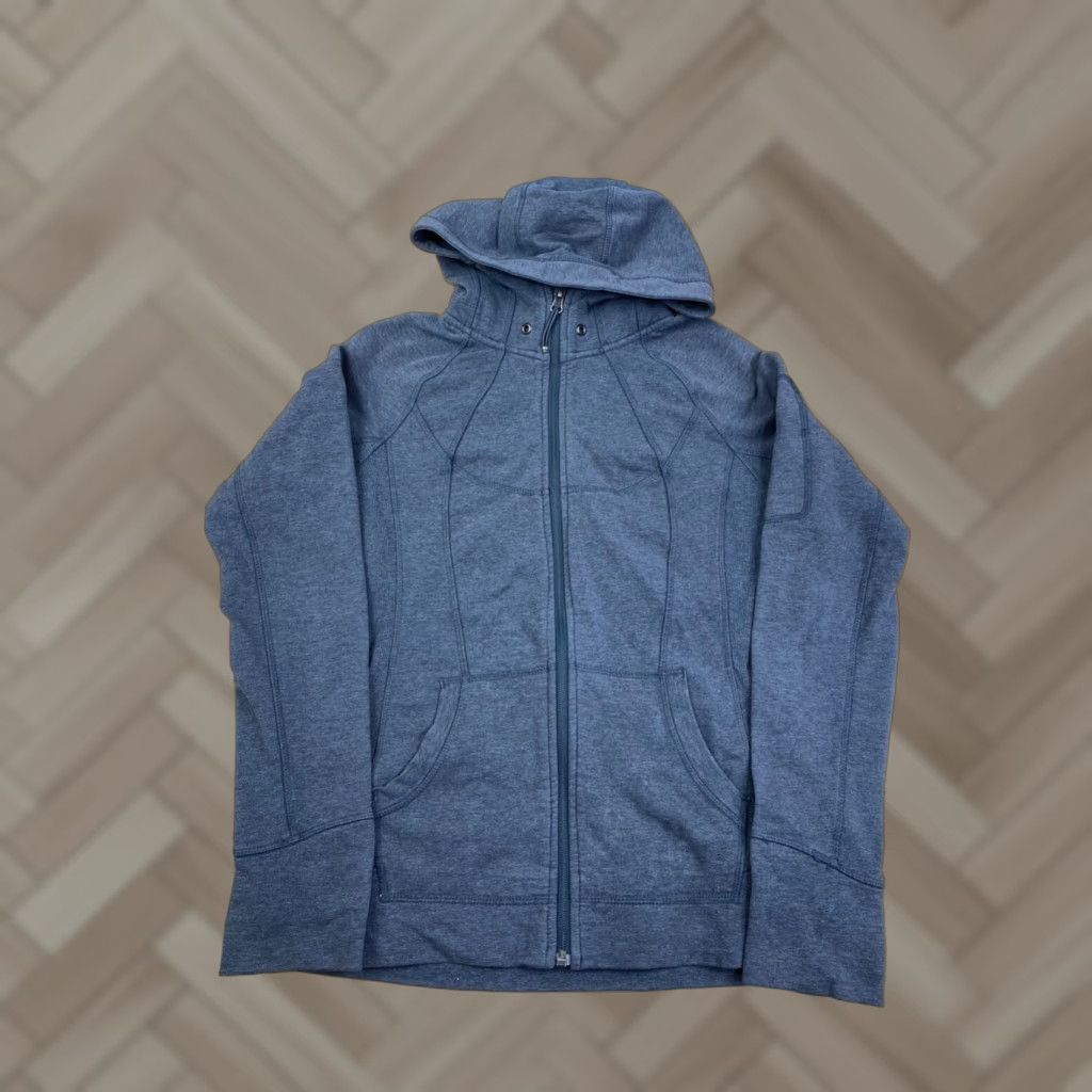 Athleta Athleta Jacket Womens M Gray Full Zip Hooded Pockets Activewear Casual 10622 Size M / US 6-8 / IT 42-44 - 1 Thumbnail