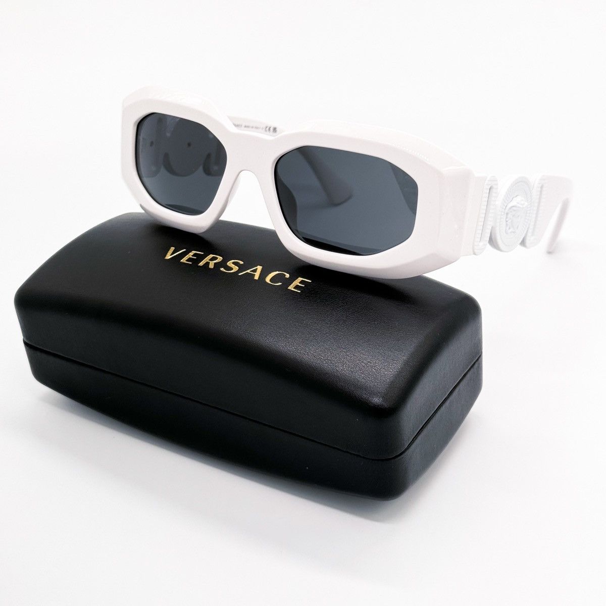 image of New Versace Mod 4425U 5438/87 Ve4425U 543887 Sunglasses in White, Men's