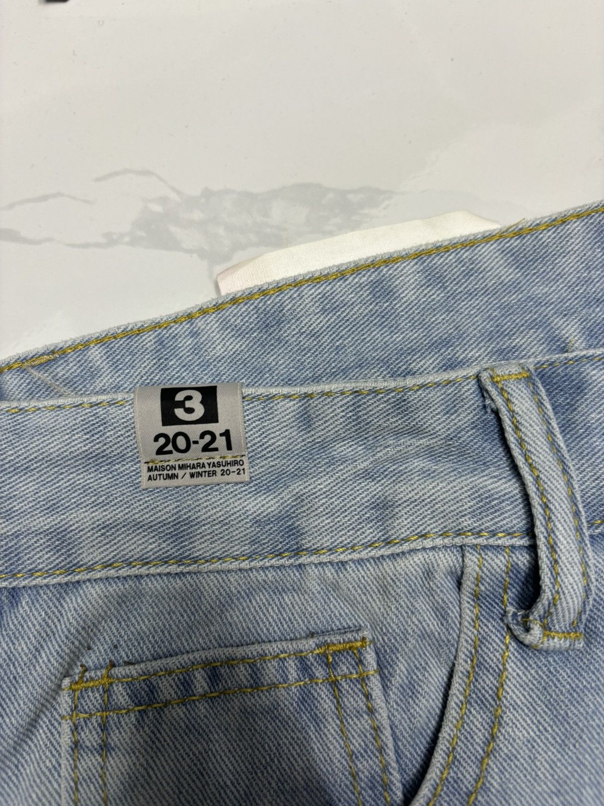 Maison MIHARA YASUHIRO 🔥MIHARAYASUHIRO AW20-21 PATCHWORK CUSTOM MADE BAGGY JEANS Size US 34 / EU 50 - 10 Thumbnail
