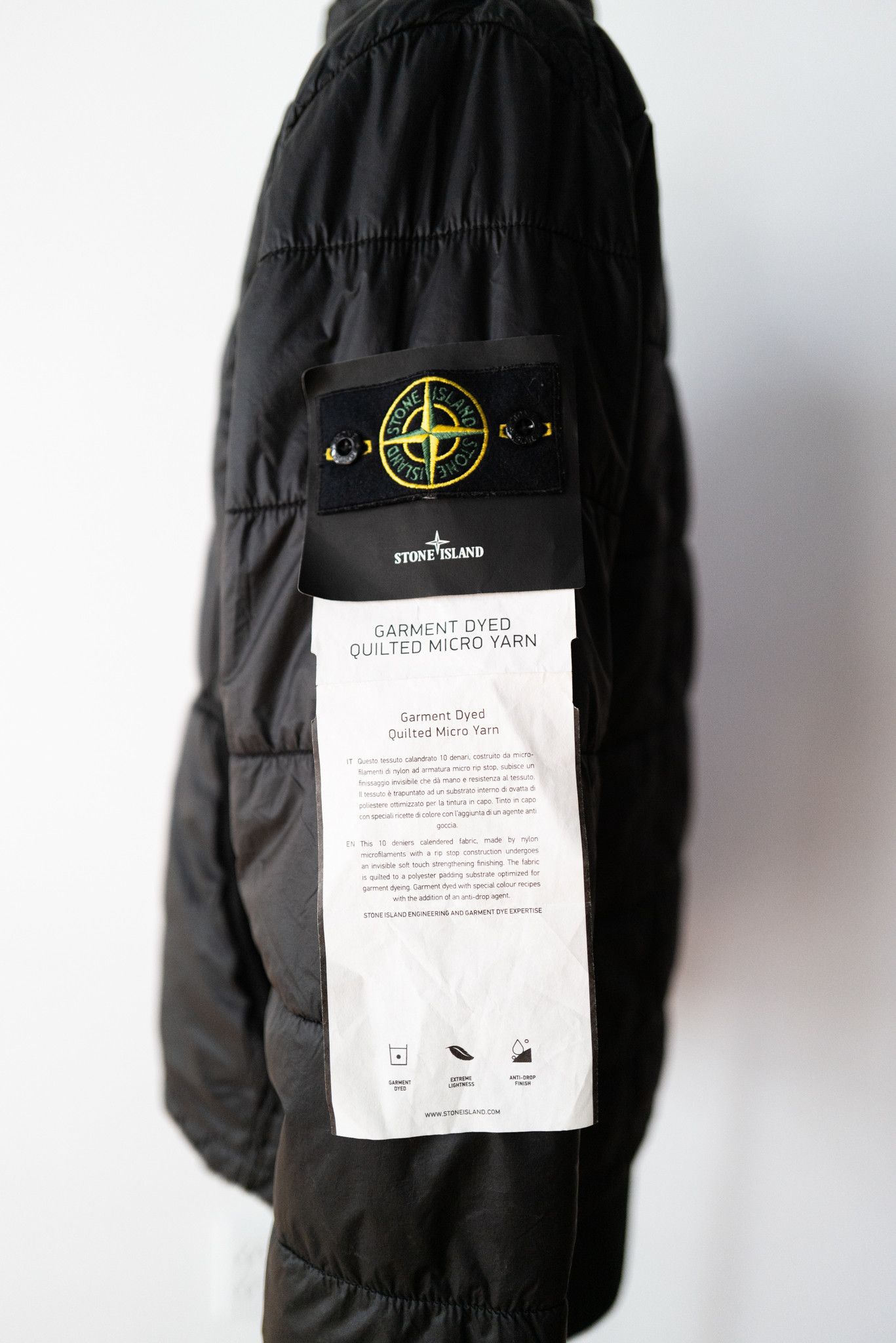 Stone Island STONE ISLAND GARMENT DYED QUILTED MICRO YARN PUFFER SZ L NWT Size US L / EU 52-54 / 3 - 3 Thumbnail