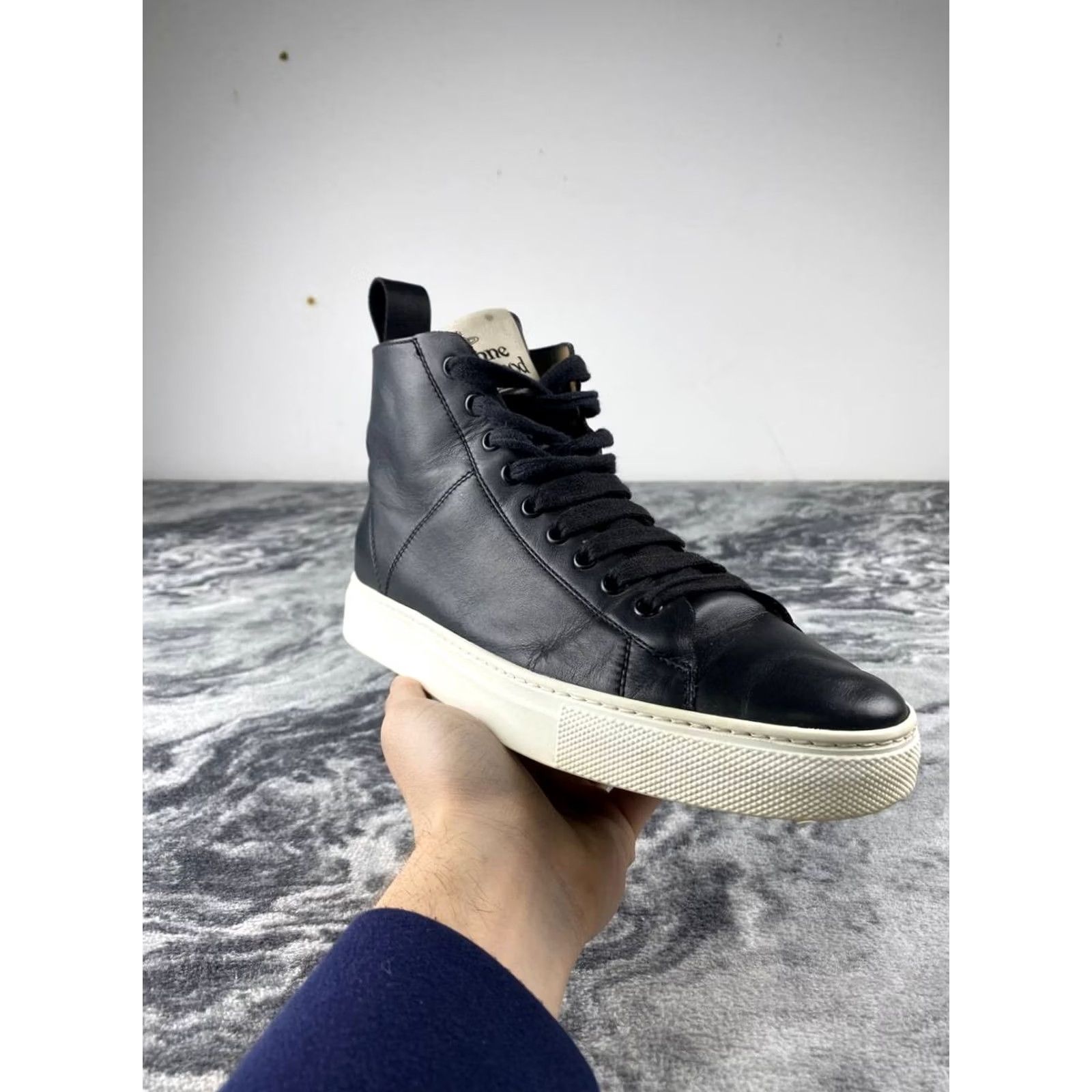 Vivienne Westwood Vivienne Westwood Leather Sneakers Men Size 40 Black Size US 10 / EU 43 - 5 Thumbnail