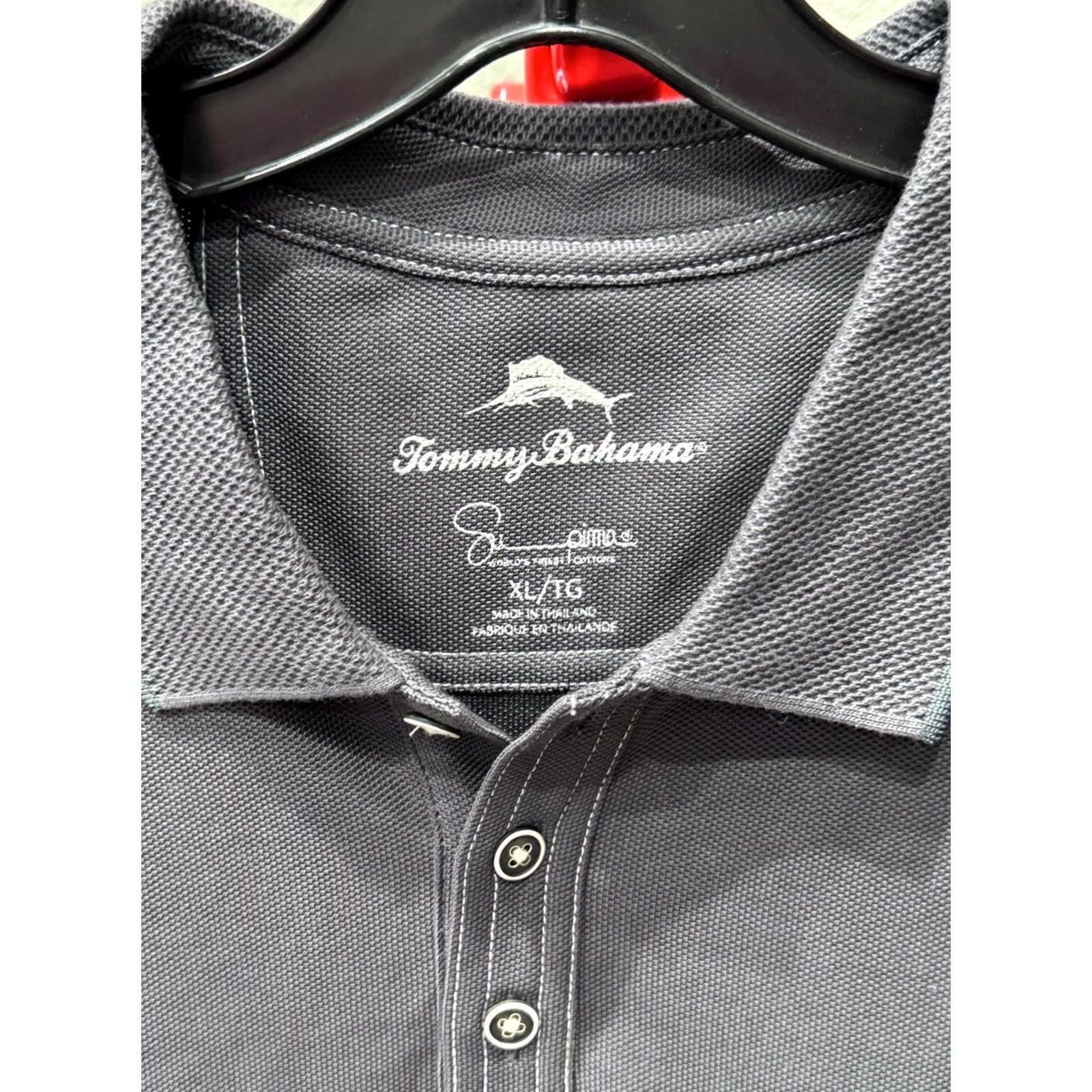 Tommy Bahama Tommy Bahama Polo Shirt XL Mens Gray Multicolor Long Sleeve Polo Shirt Size US XL / EU 56 / 4 - 4 Thumbnail