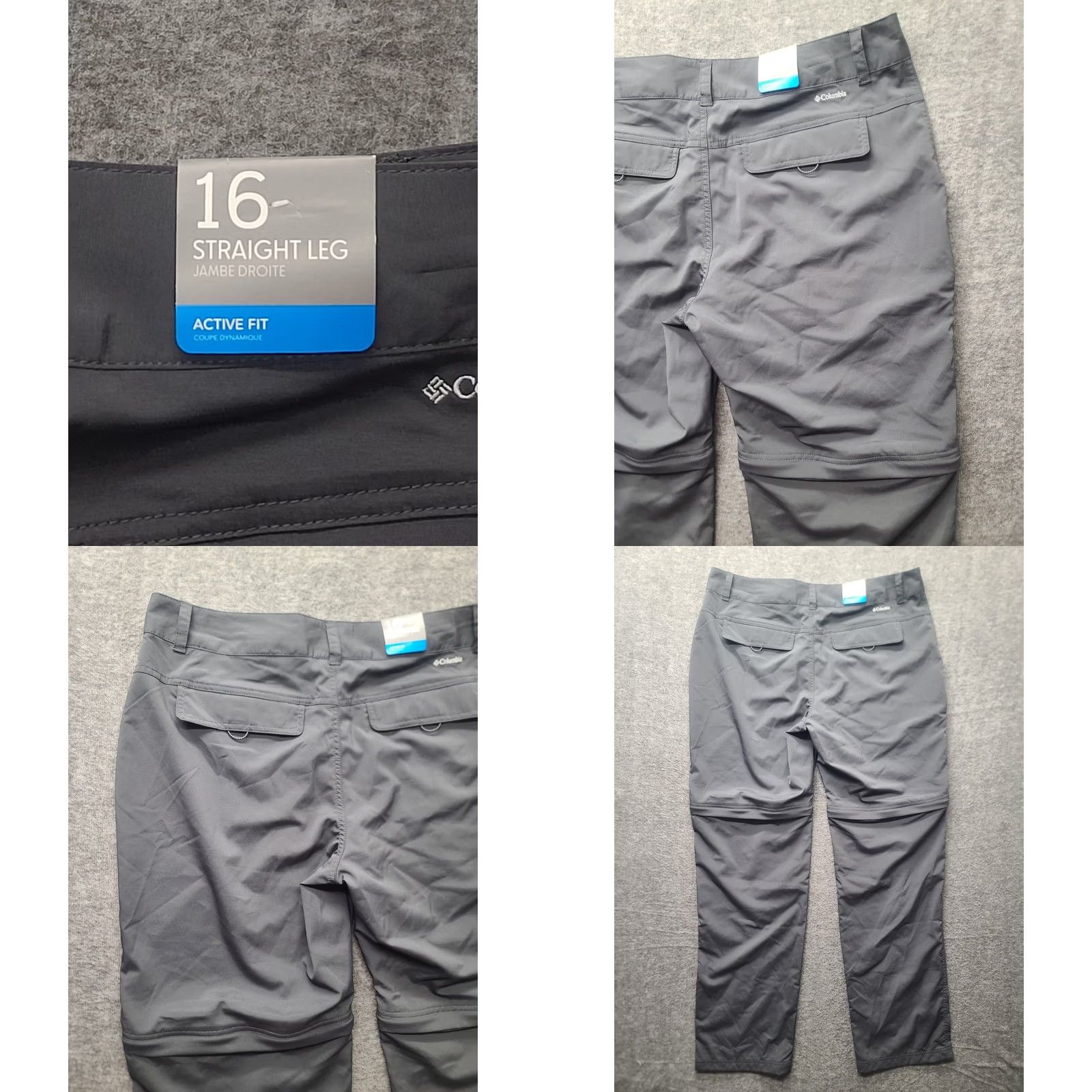 Vintage Columbia Pants Womens 16x35 Kestrel Trail Relaxed Fit Mid Rise Convertible Size 38" / US 16 / IT 52 - 9 Thumbnail