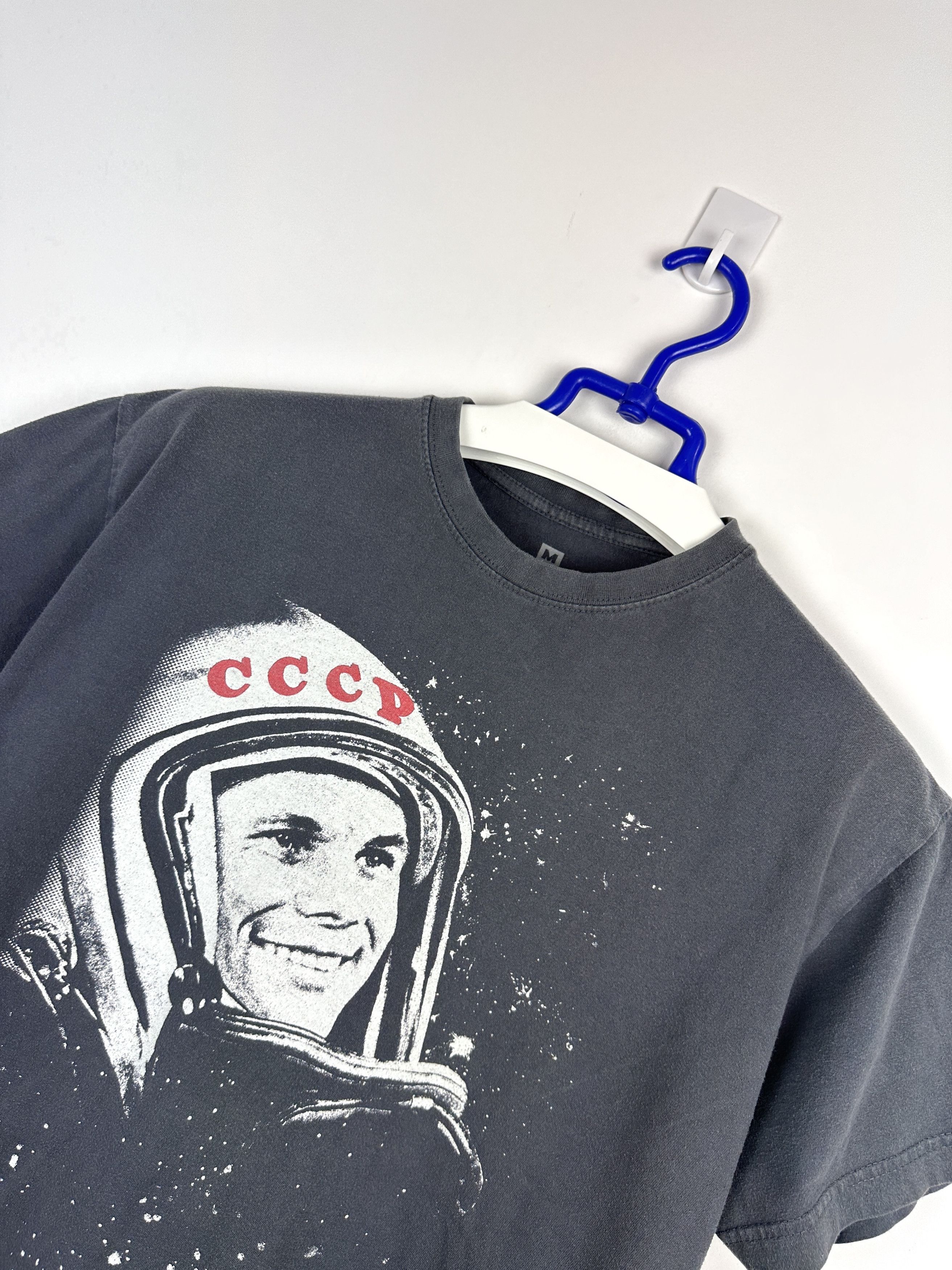 Vintage Rare vintage CCCP Jurij Gagarin astronaut t-shirt Size US M / EU 48-50 / 2 - 2 Thumbnail