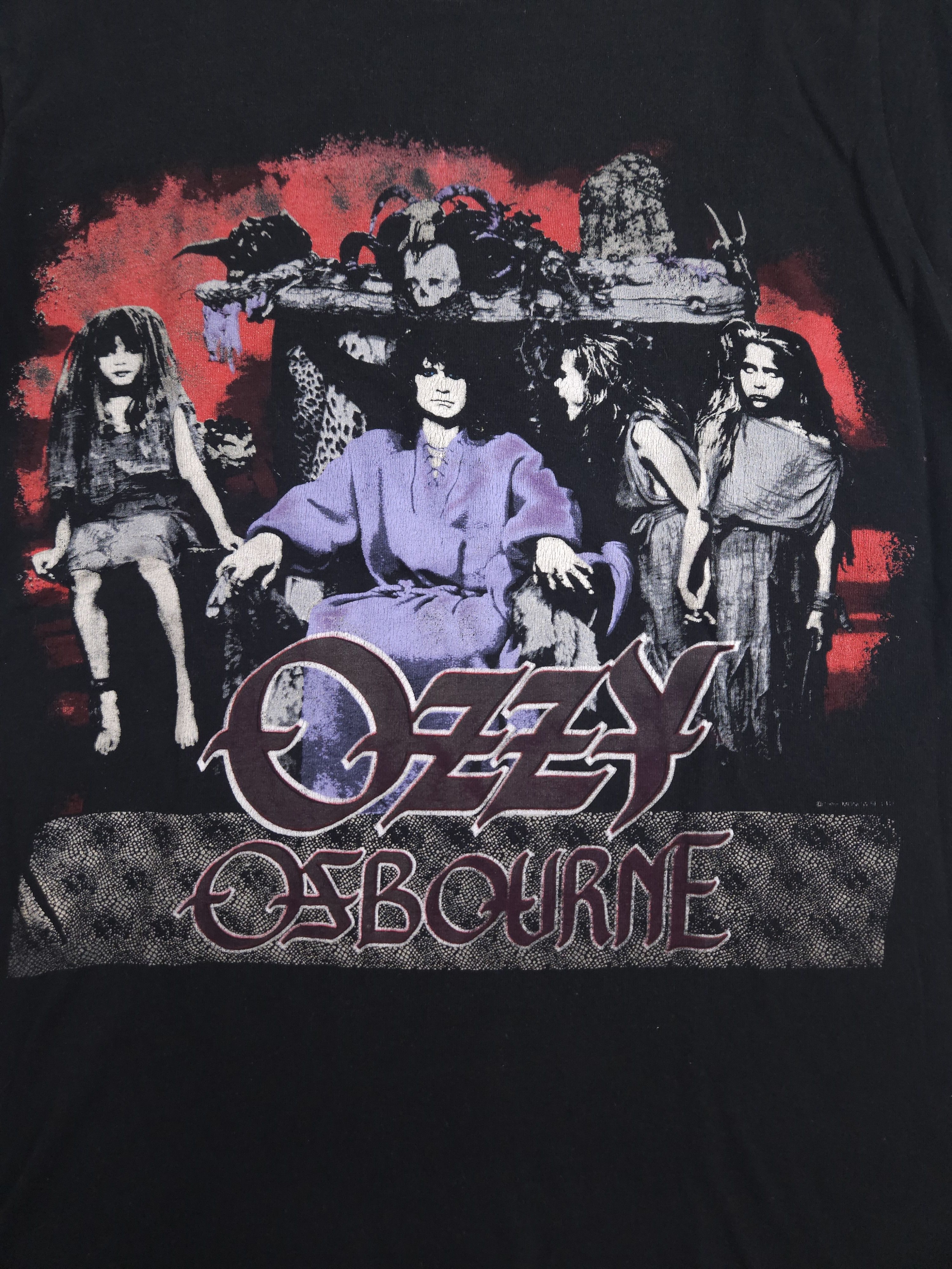 Vintage Vintage 80s Ozzy Osbourne 88 No Rest For the Wicked Tour L Size US L / EU 52-54 / 3 - 2 Thumbnail