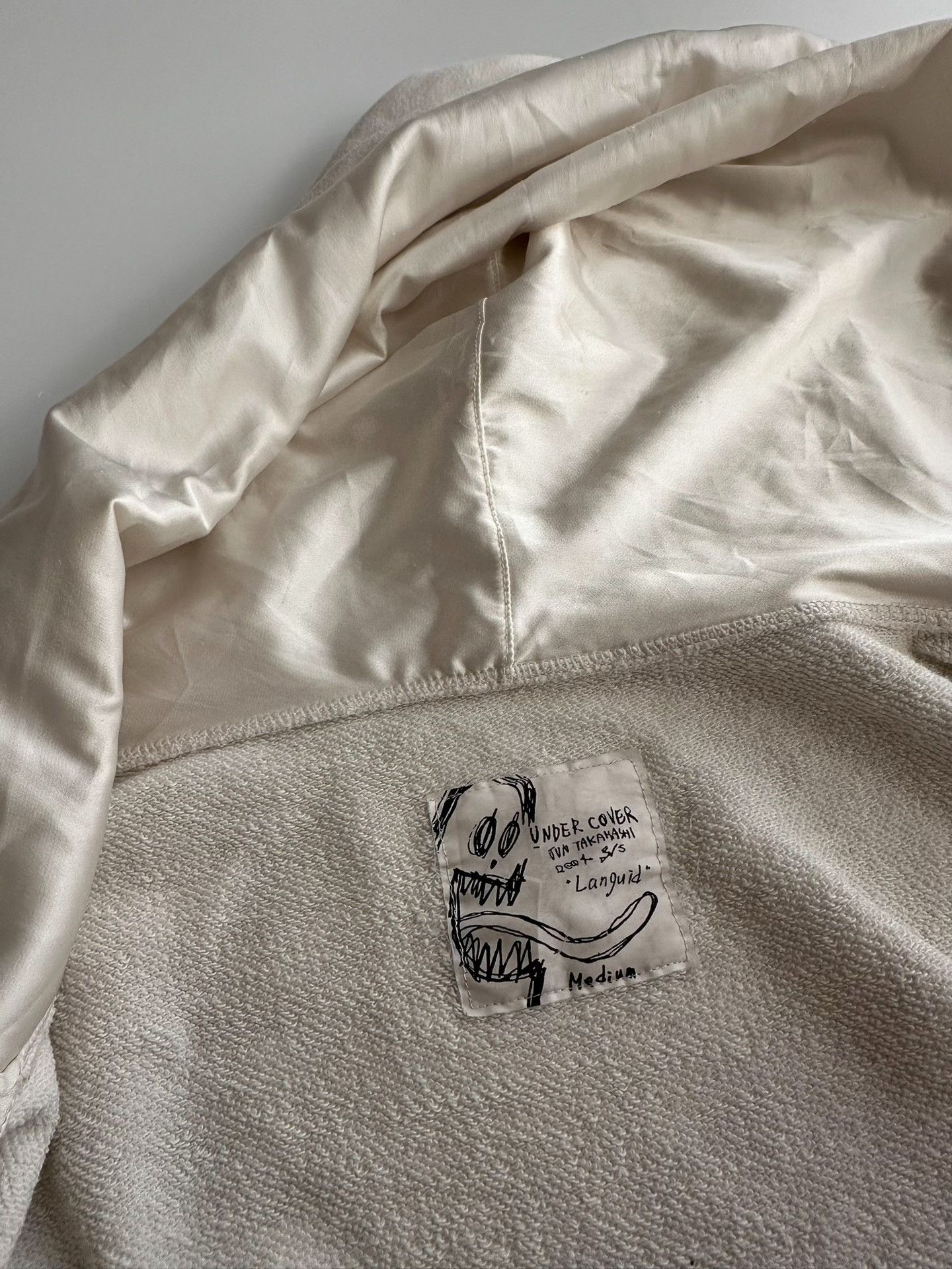 Undercover UNDERCOVER 04SS Languid: Asymmetric hoodie with a seasonal Size M / US 6-8 / IT 42-44 - 5 Thumbnail
