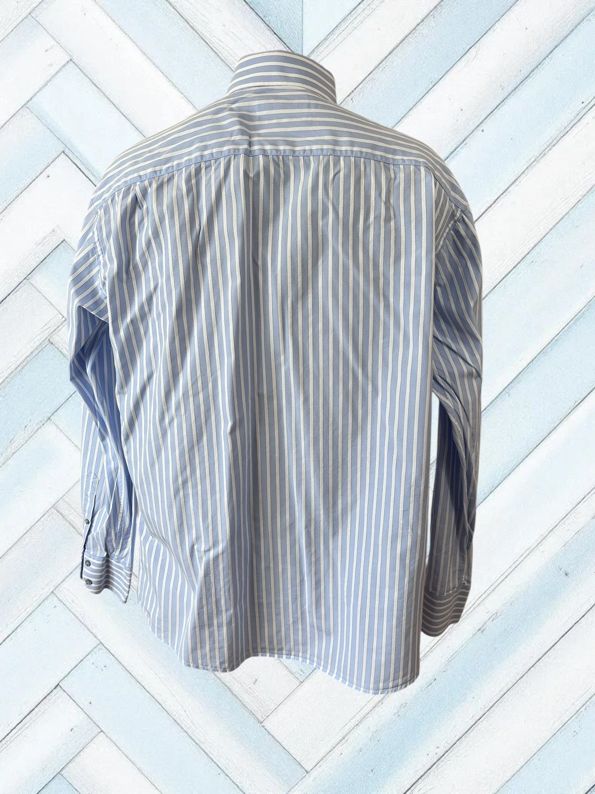 SAND Sand Copenhagen striped shirt size XL / 44 Size US XL / EU 56 / 4 - 4 Thumbnail