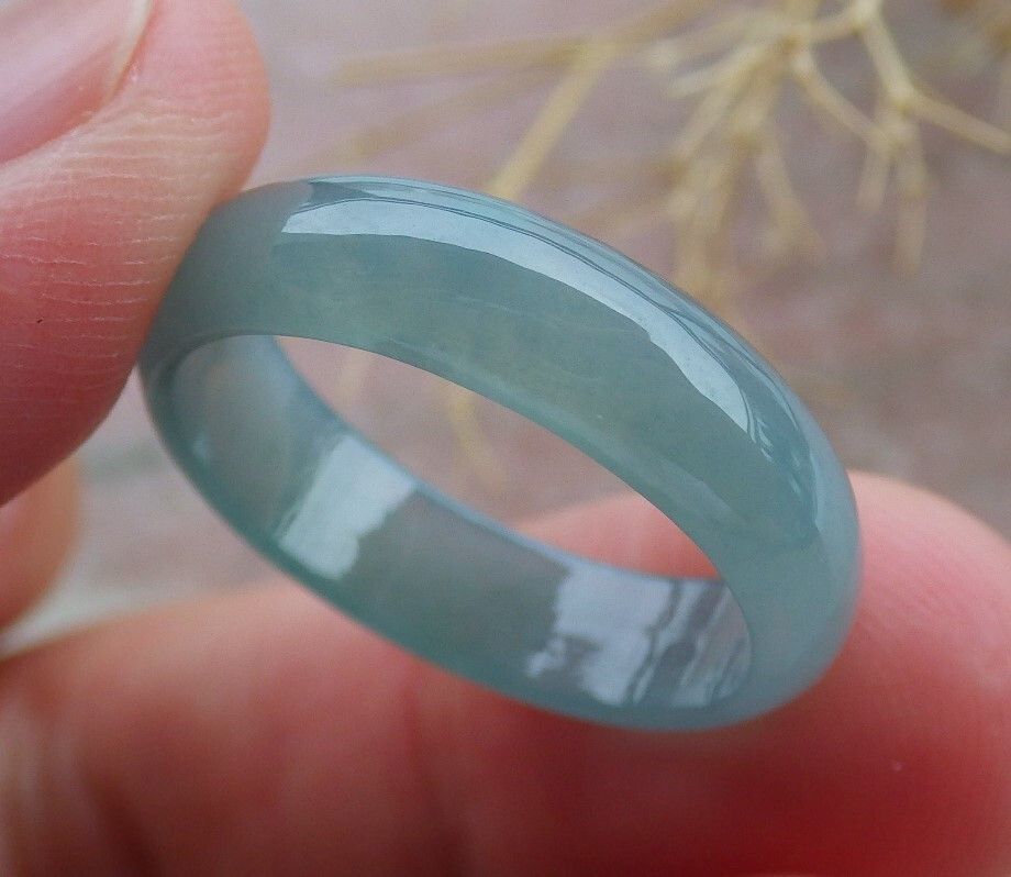 Other 108596 VS Certified ICY Jadeite Jade RING Circle NO 8 Size ONE SIZE - 1 Thumbnail