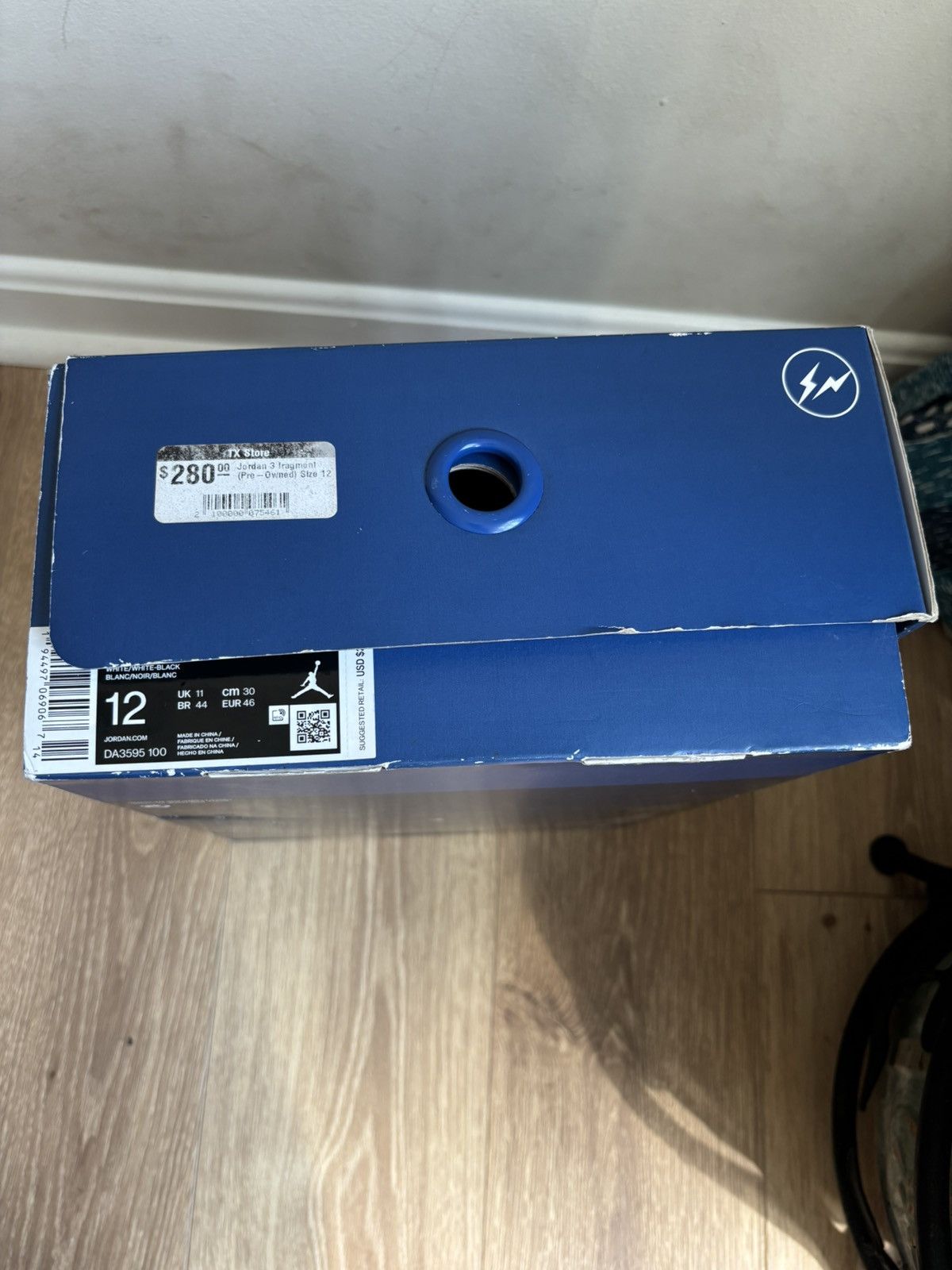 Jordan Brand Fragment Jordan 3 Size 12 Size US 12 / EU 45 - 9 Thumbnail