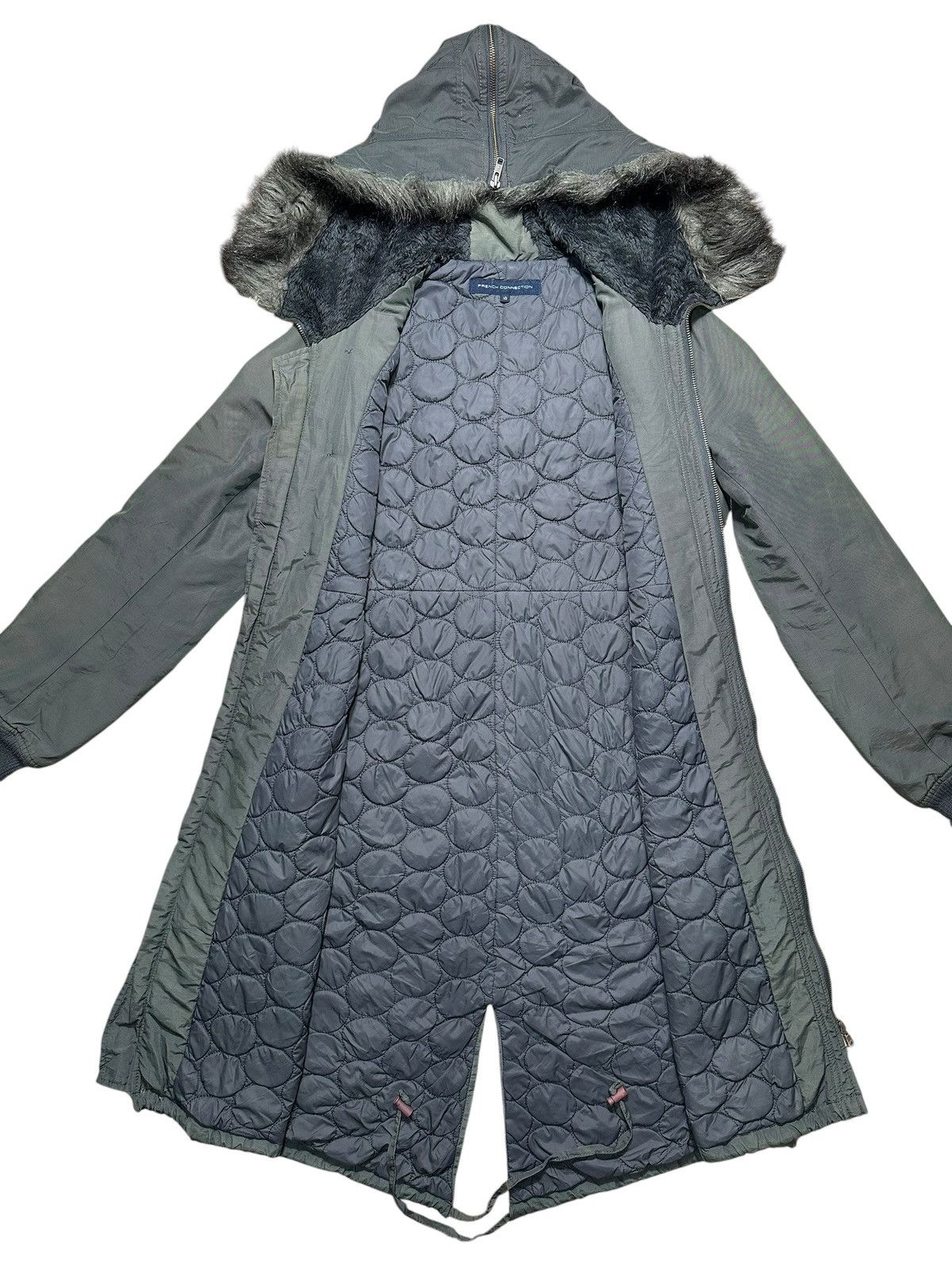 French Connection French Connection parka coat faux fur trimmed hood Size US M / EU 48-50 / 2 - 5 Thumbnail