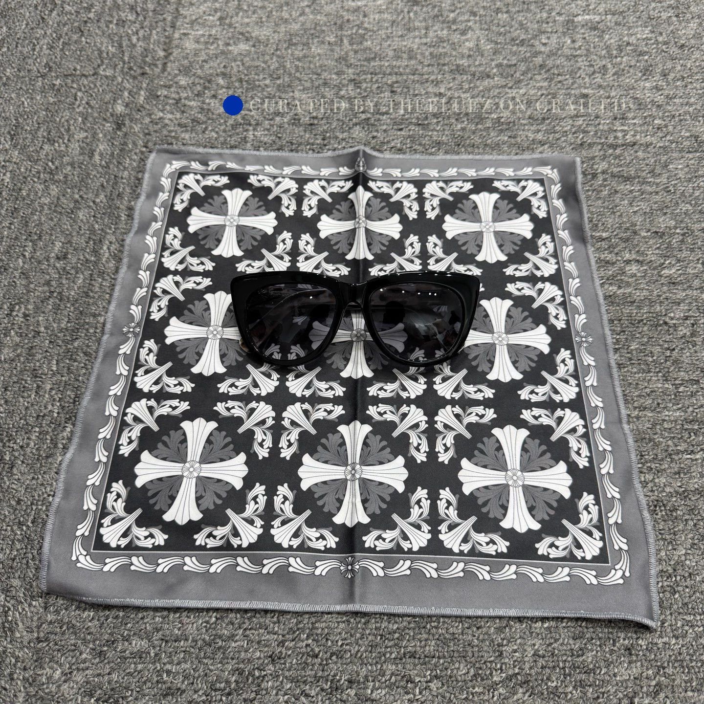 Chrome Hearts Stylish Black Sunglasses Size ONE SIZE - 1 Thumbnail