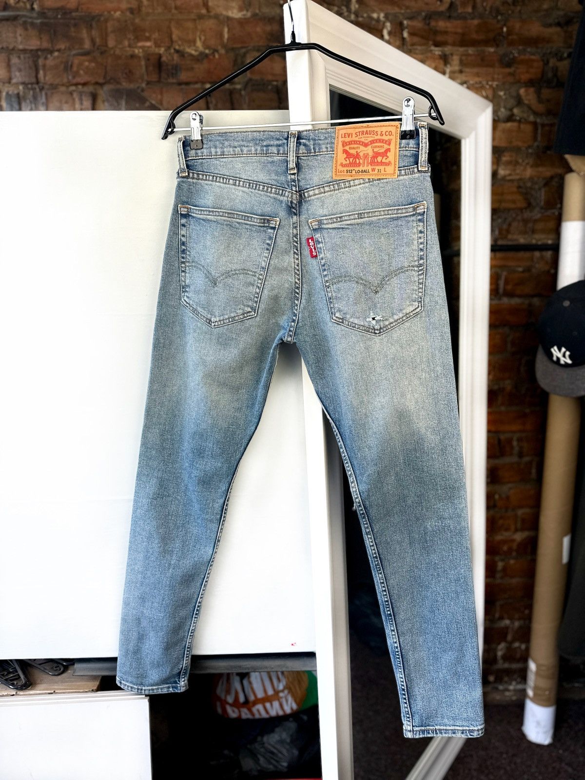 Levi's × Levi's Vintage Clothing Men’s Jeans Levi’s 512 Lo-Ball Blue Size: 31/32 Size US 31 - 1 Thumbnail