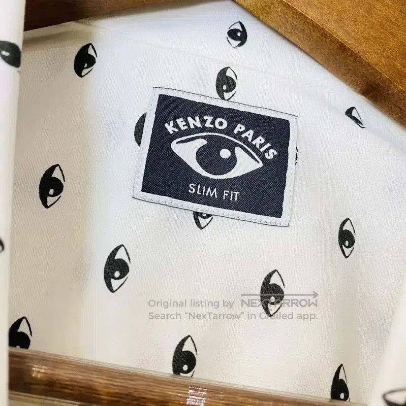 Kenzo KENZO Women's Eye Print Long Sleeve Shirt . Size S / US 4 / IT 40 - 3 Thumbnail