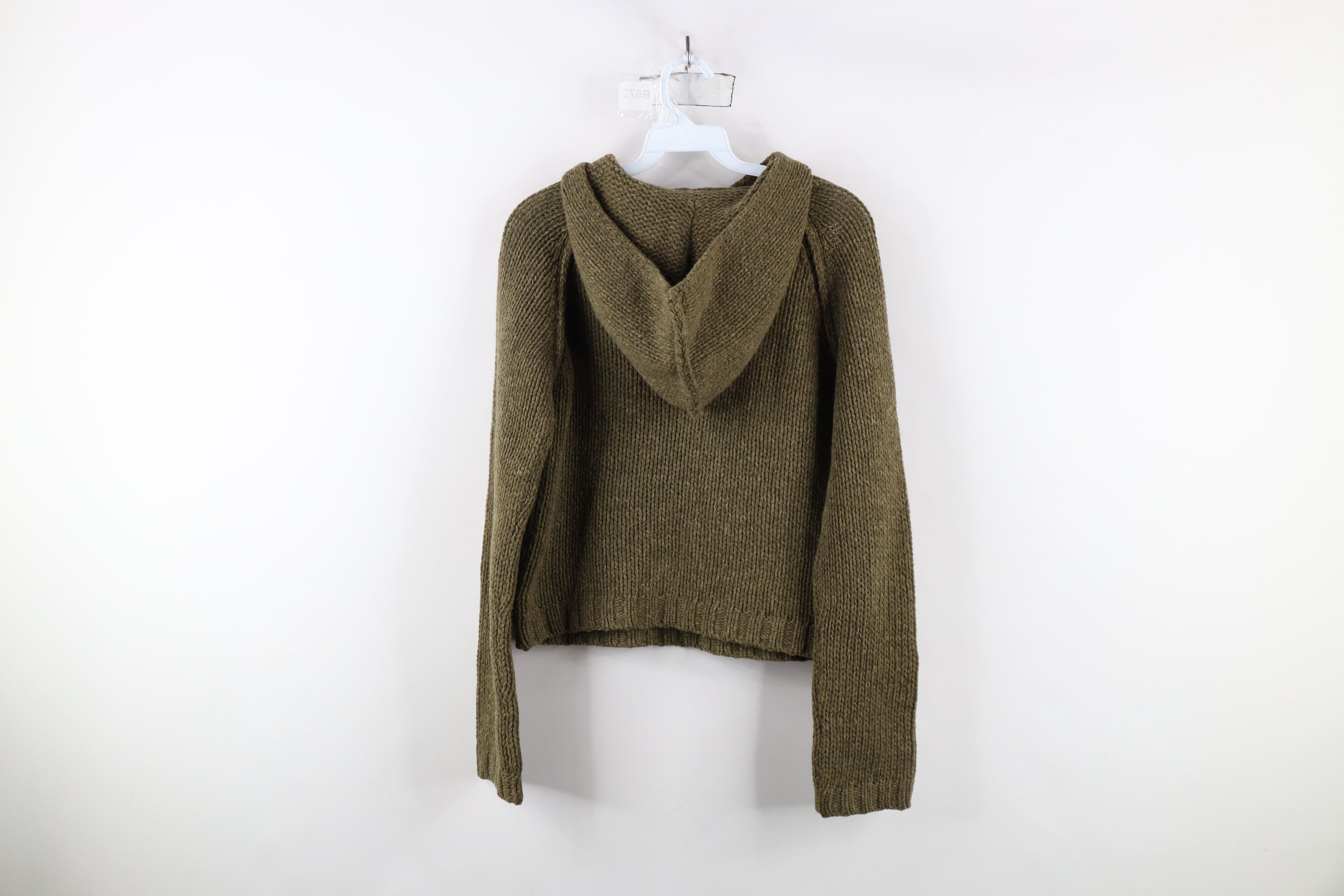 Abercrombie & Fitch × Vintage Vintage 90s Y2K Abercrombie & Fitch Knit Hoodie Babydoll Size M / US 6-8 / IT 42-44 - 8 Thumbnail