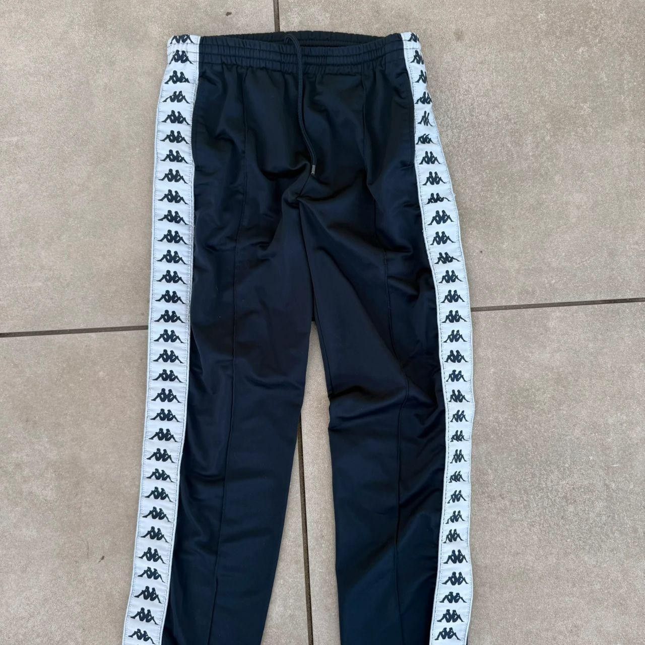 Kappa Kappa Vintage 90s Trackpants Blue Retro Size US 32 / EU 48 - 3 Thumbnail