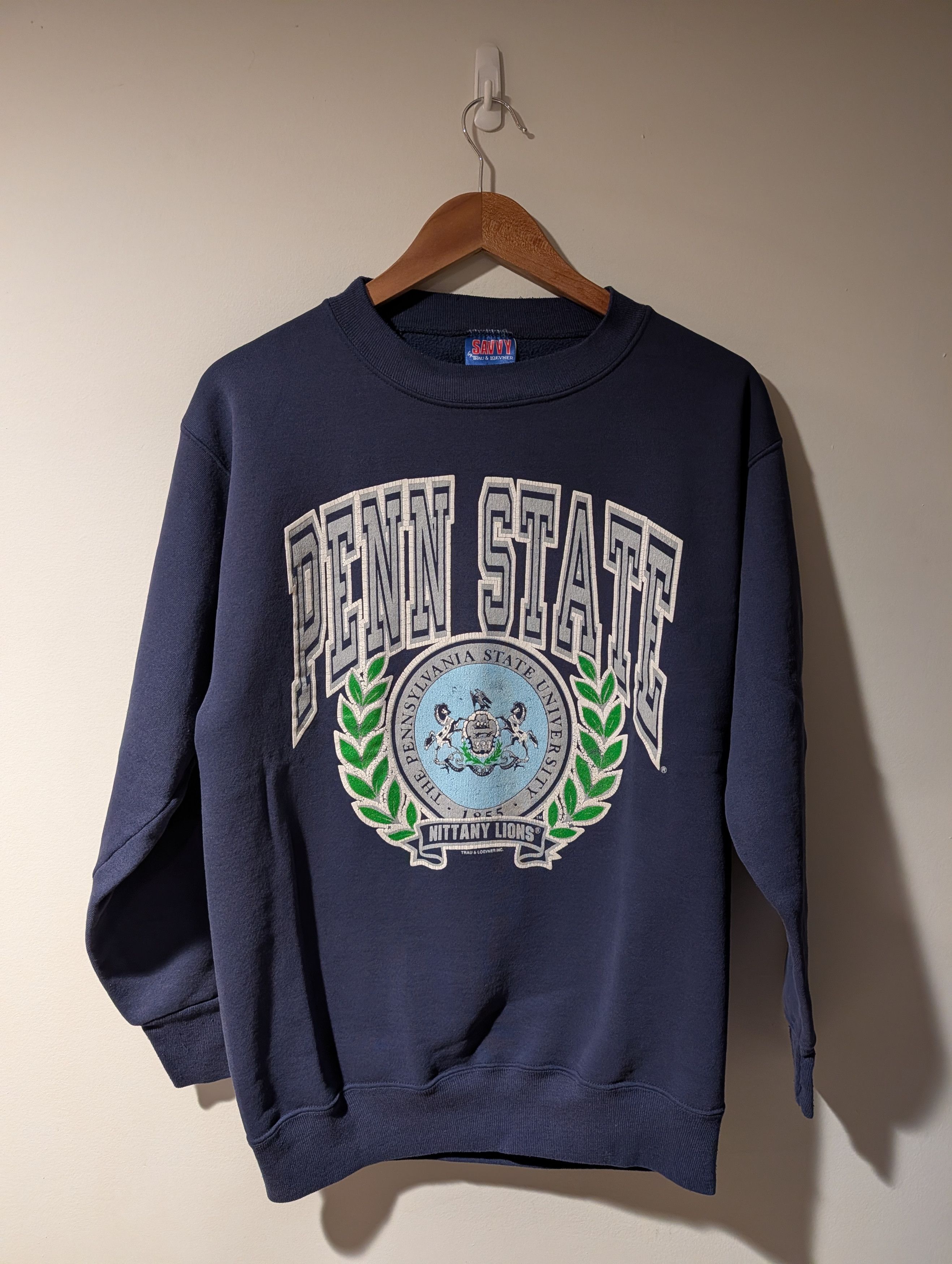 NCAA Vintage 90s Penn State University College Sweatshirt Size US L / EU 52-54 / 3 - 1 Thumbnail