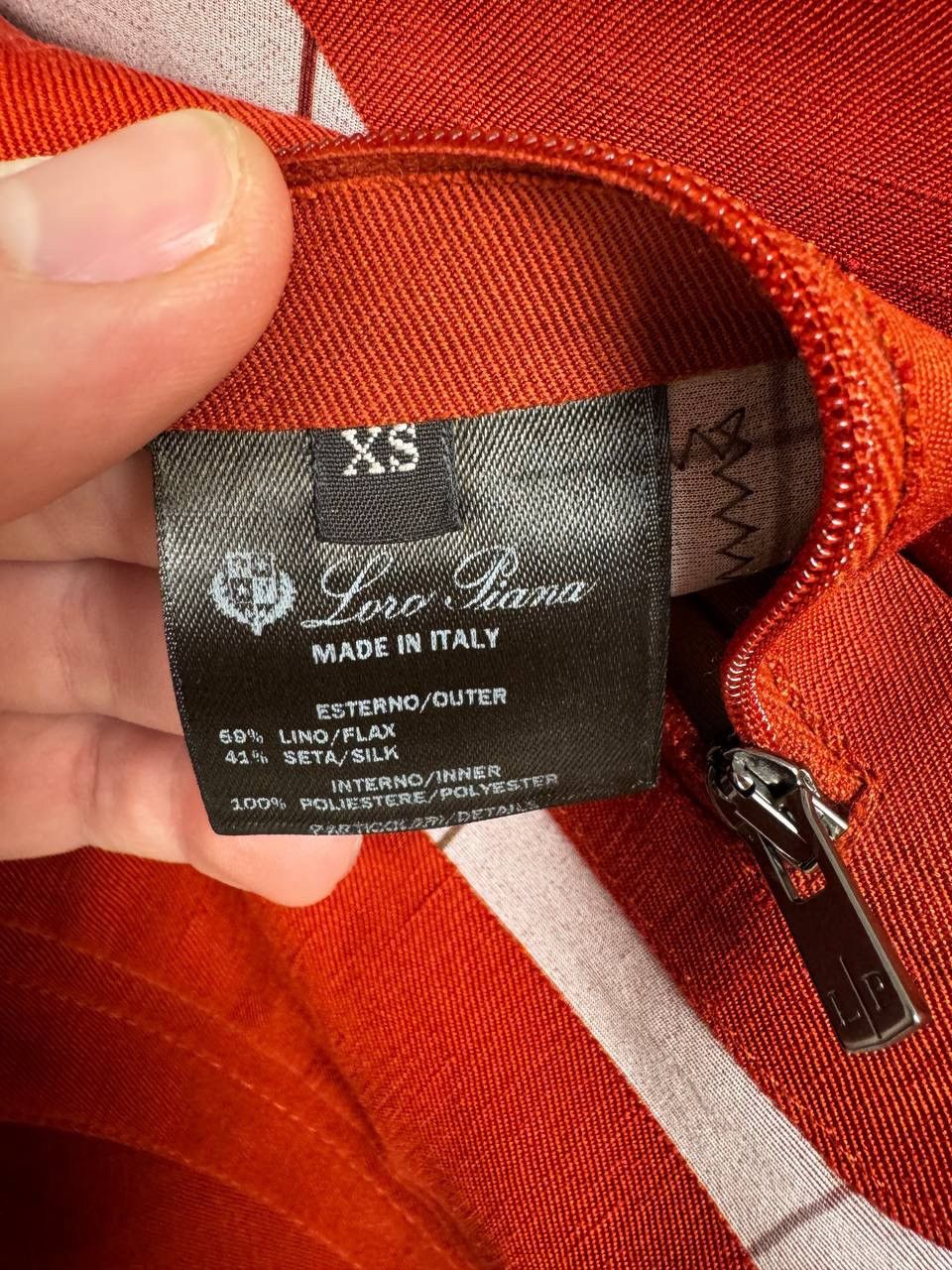 Loro Piana Loro Piana Flax Silk Bomber Jacket Size US XS / EU 42 / 0 - 14 Thumbnail